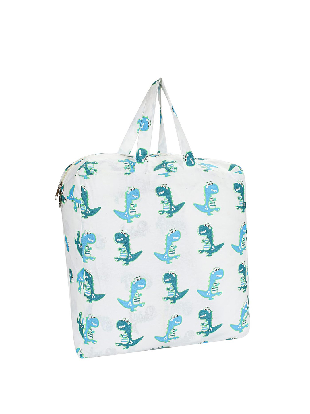 NWF Blue & White Geometric Cotton Bedding Set