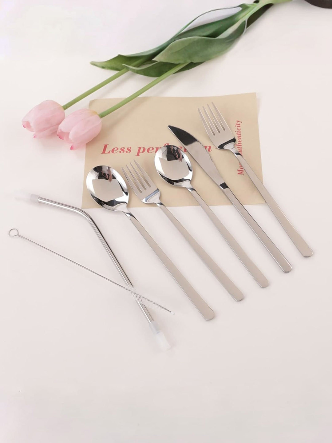 UMAI 7-pcs Stainless Steel Food-Grade Portable Cutlery Set