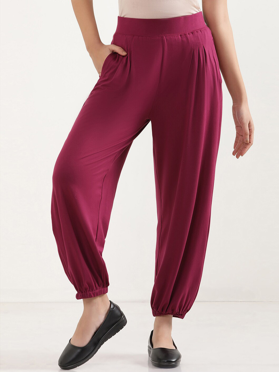 elleven Women Loose Fit Harem Pants