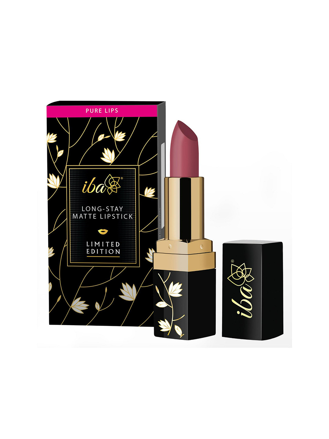 Iba Long Stay Matte Lipstick - 4g - Pink Pillow 01