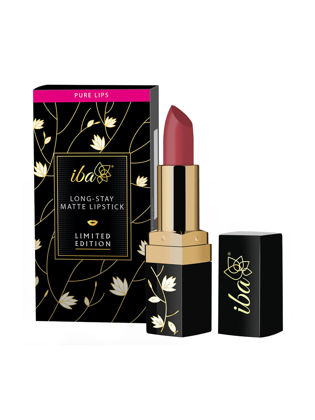 Iba Long Stay Matte Lipstick - 4g - Pink Pout L03