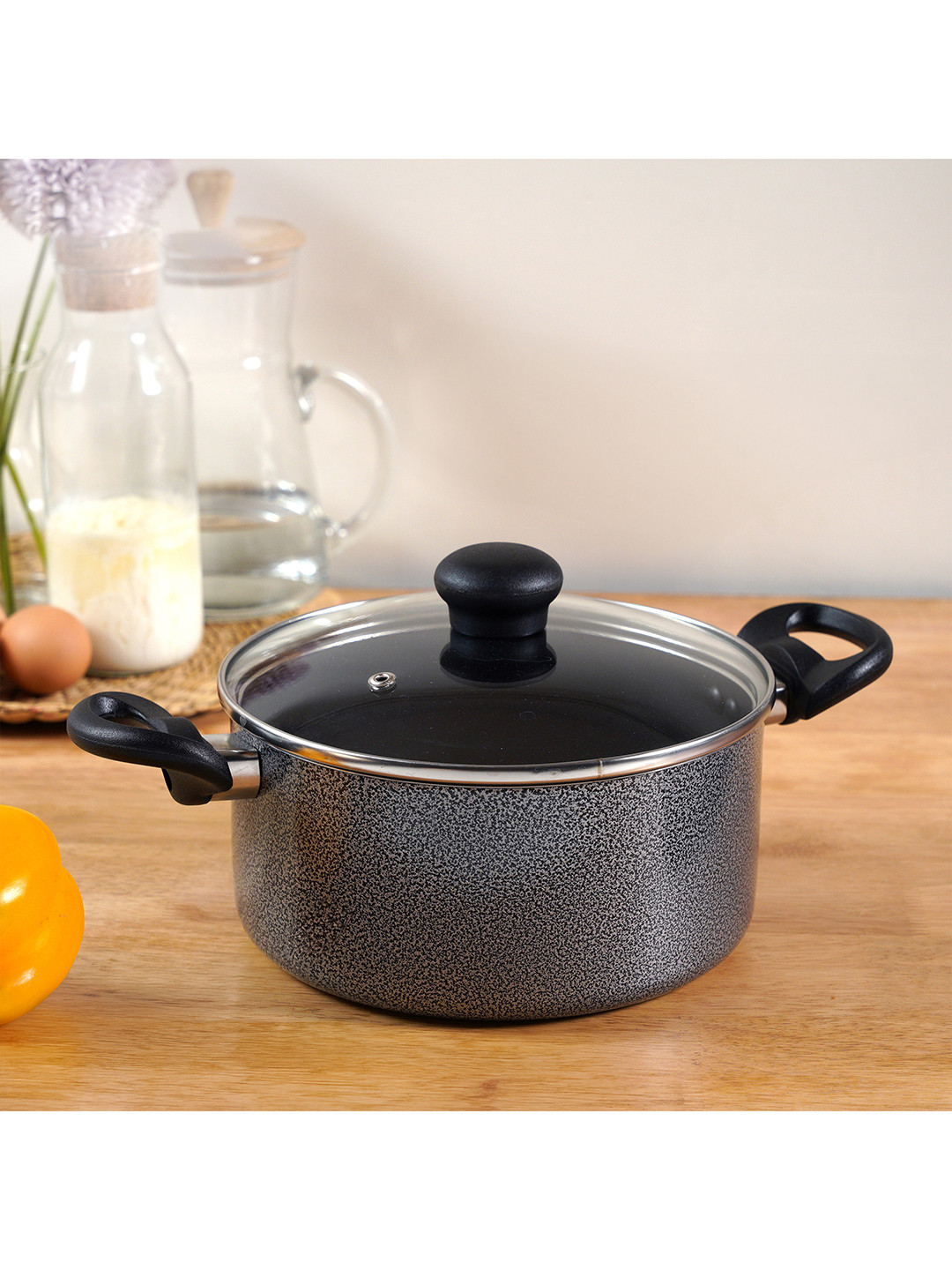 Kreme Grey Aluminium Stew Pan 3.5 L