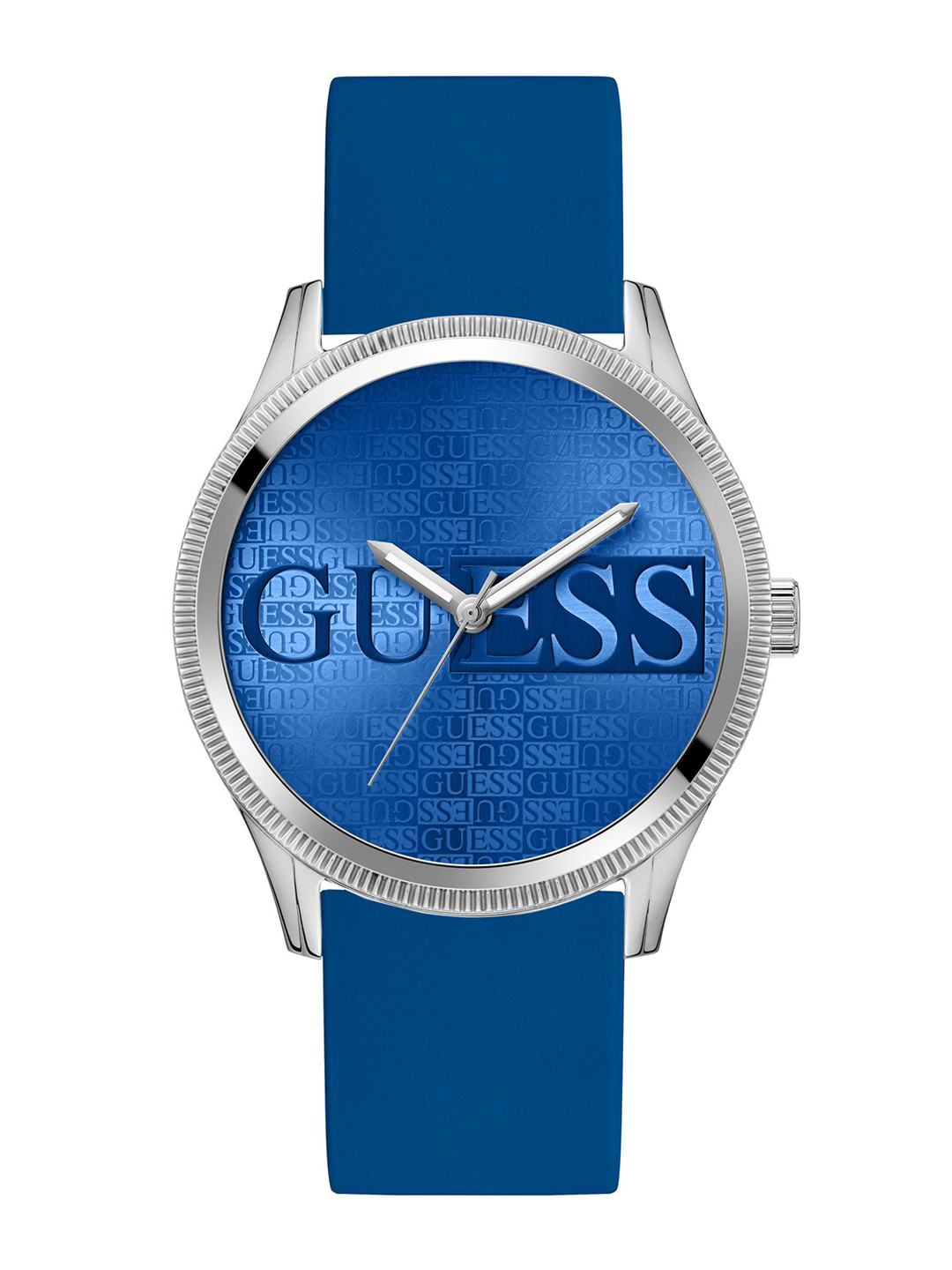 GUESS Round 44mm Blue Dial Analog Men Watch - GW0726G1