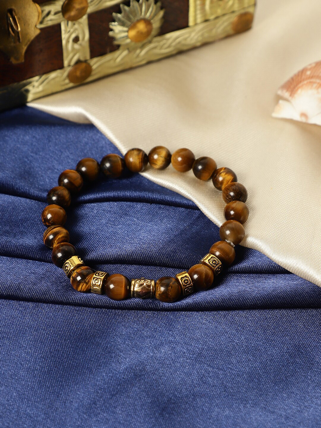 TAG 7 Unisex Tigers Eye Bracelet