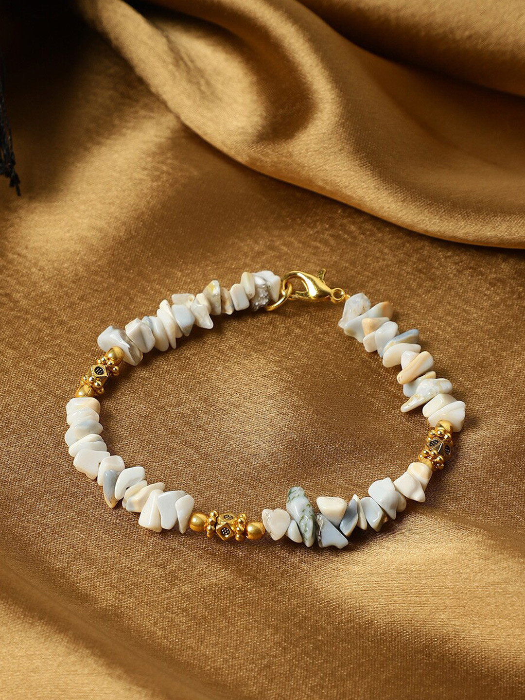 TAG 7 Women Agate Link Bracelet