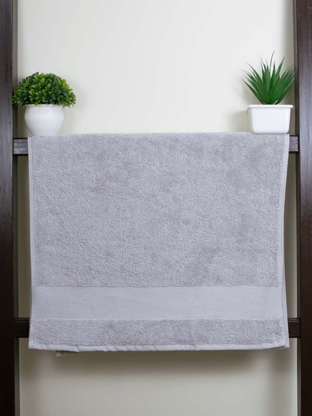 Aura Grey 2 Pieces 610 GSM Cotton Hand Towels