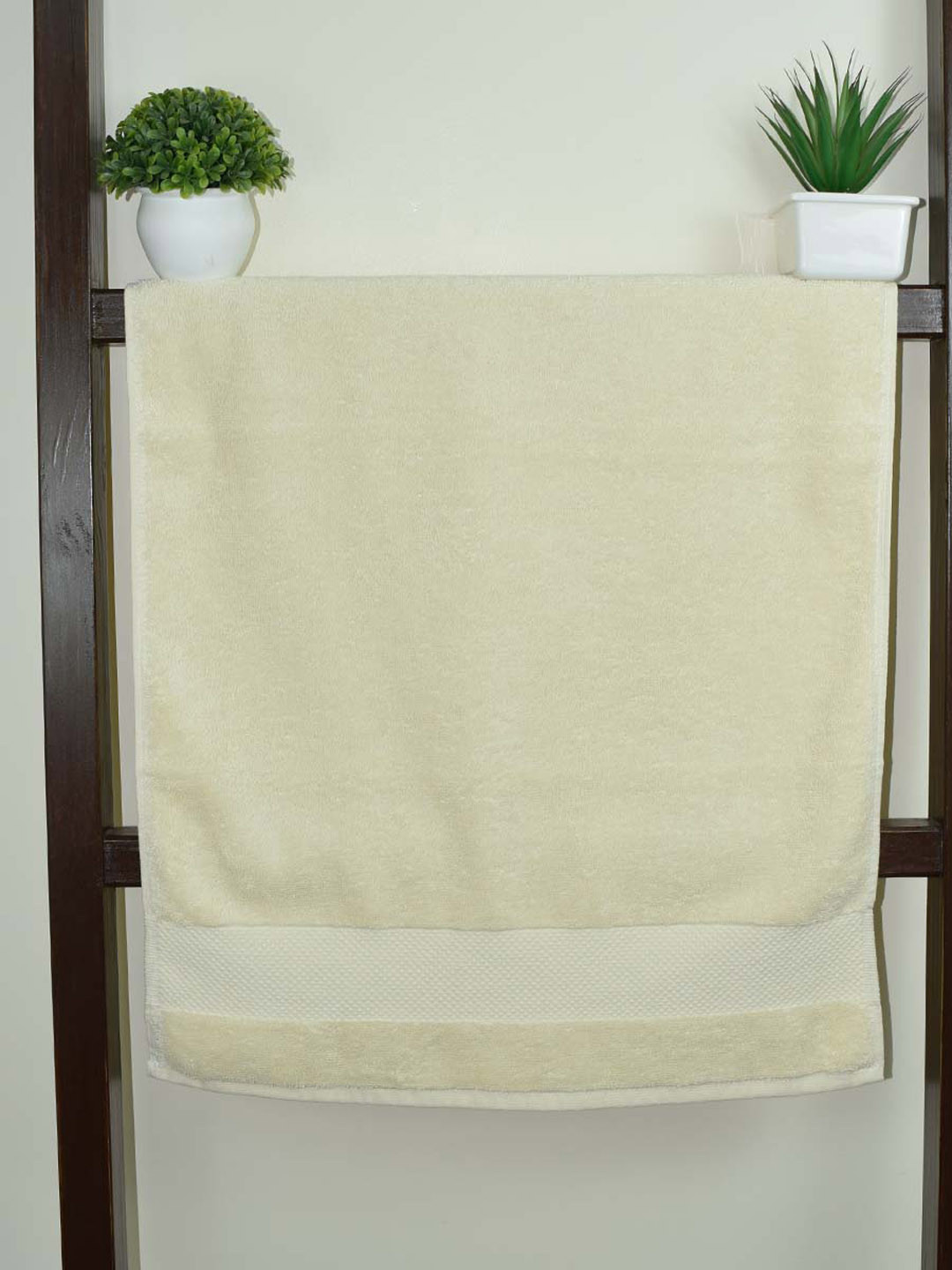 Aura Cream 2 Pieces Organic Cotton 610 GSM Hand Towels