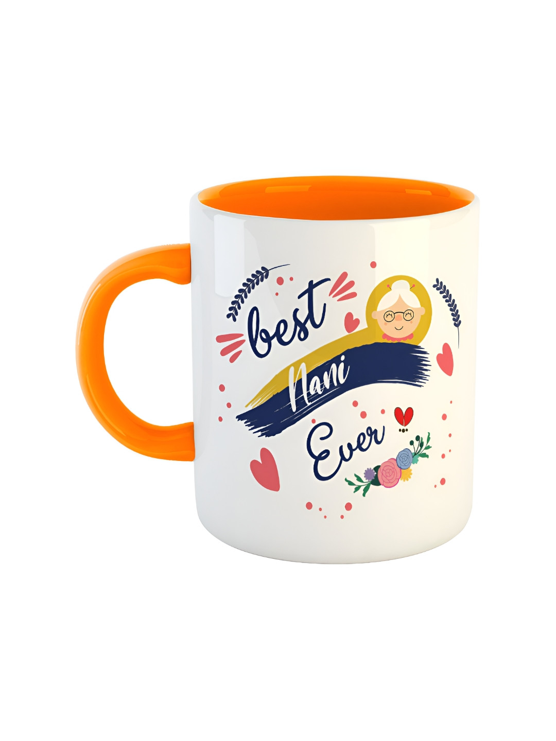 ARTBUG Pride Espresso Orange Typography Ceramic Handmade Mug-350ml