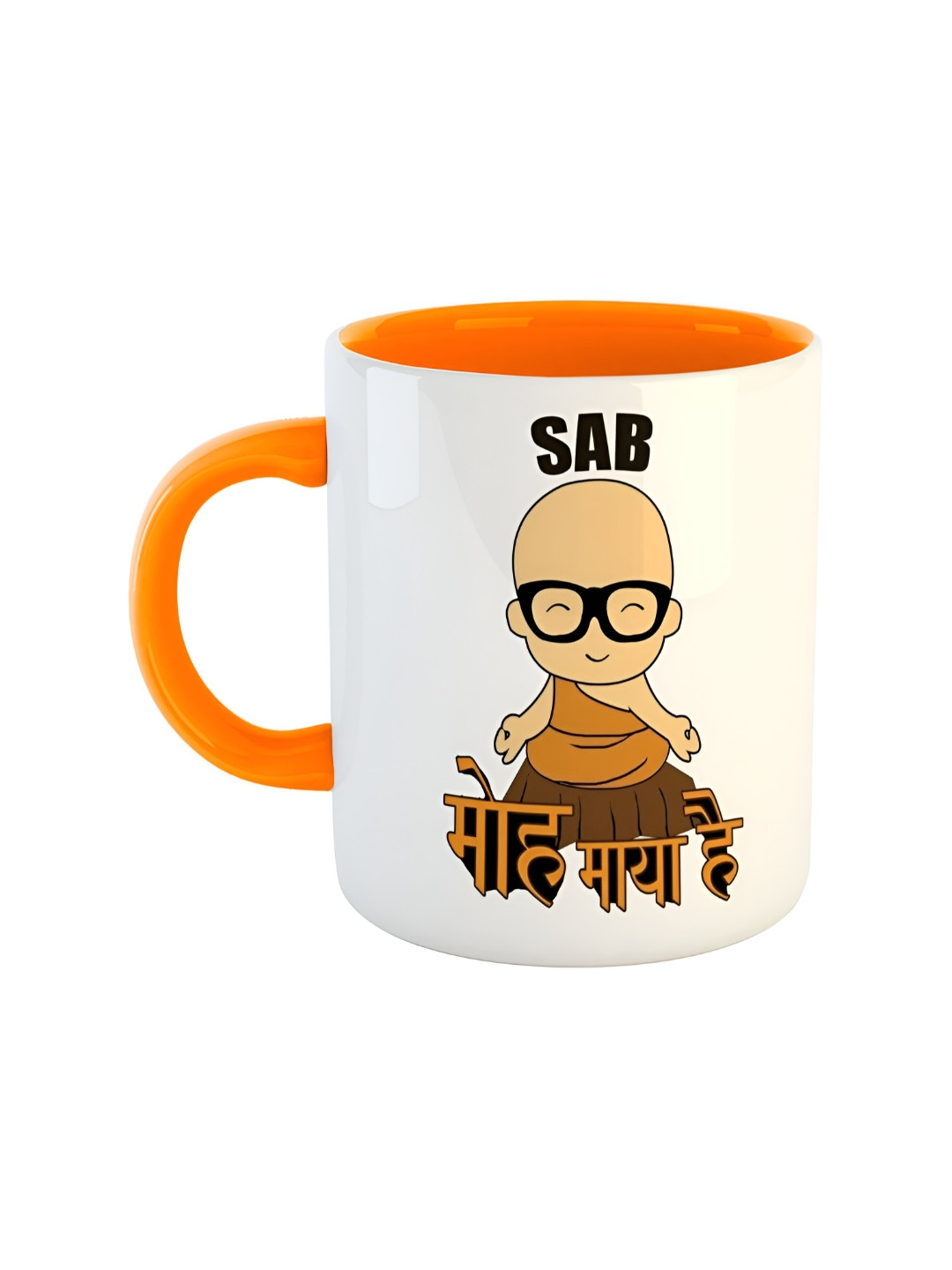 ARTBUG Happy Mothers Day Mom White Typography Ceramic Microwave Safe Mug-350ml