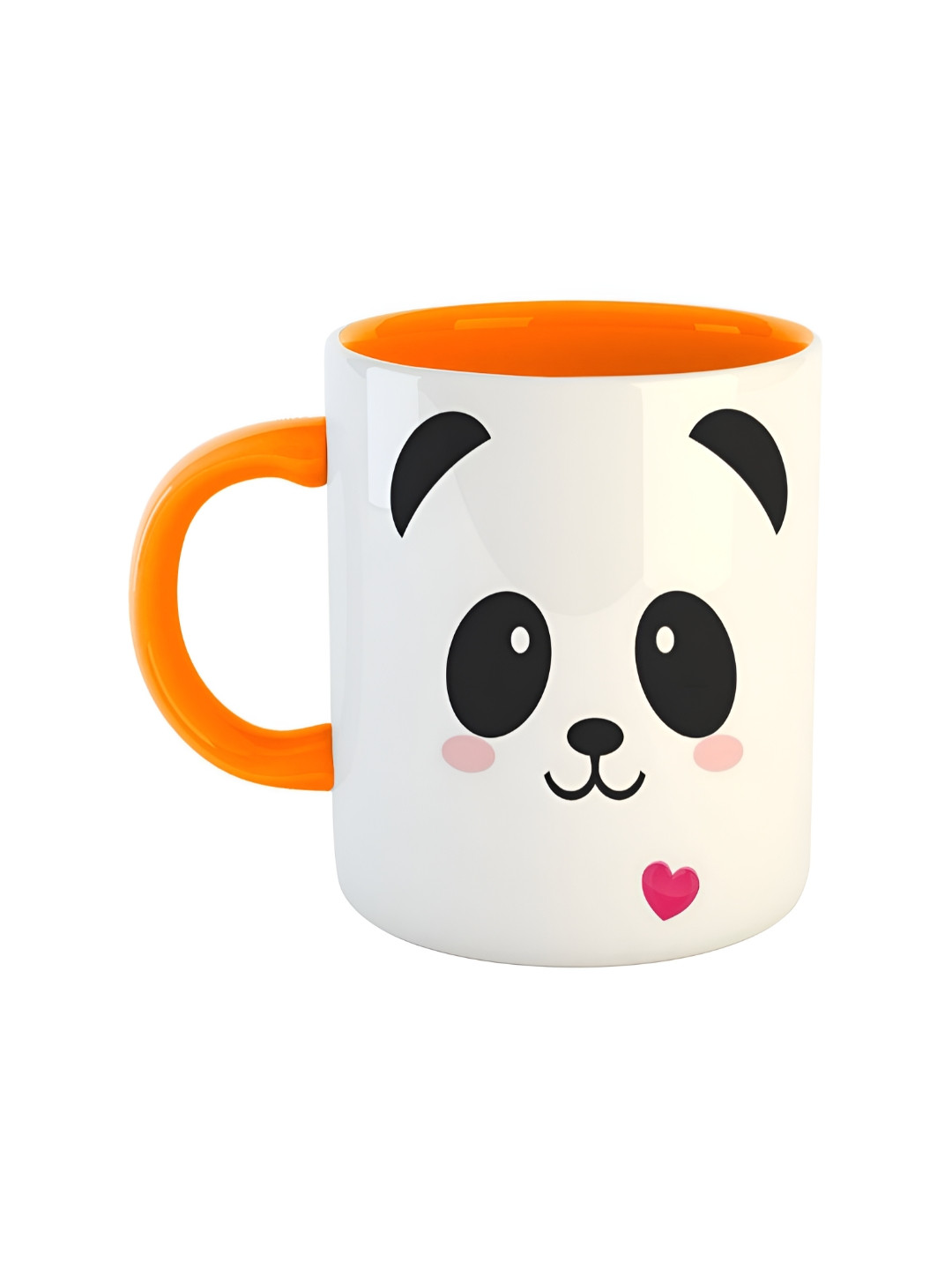 ARTBUG Bhuvan Name Personalised Orange Conversational Ceramic Microwave Safe Mug-350ml