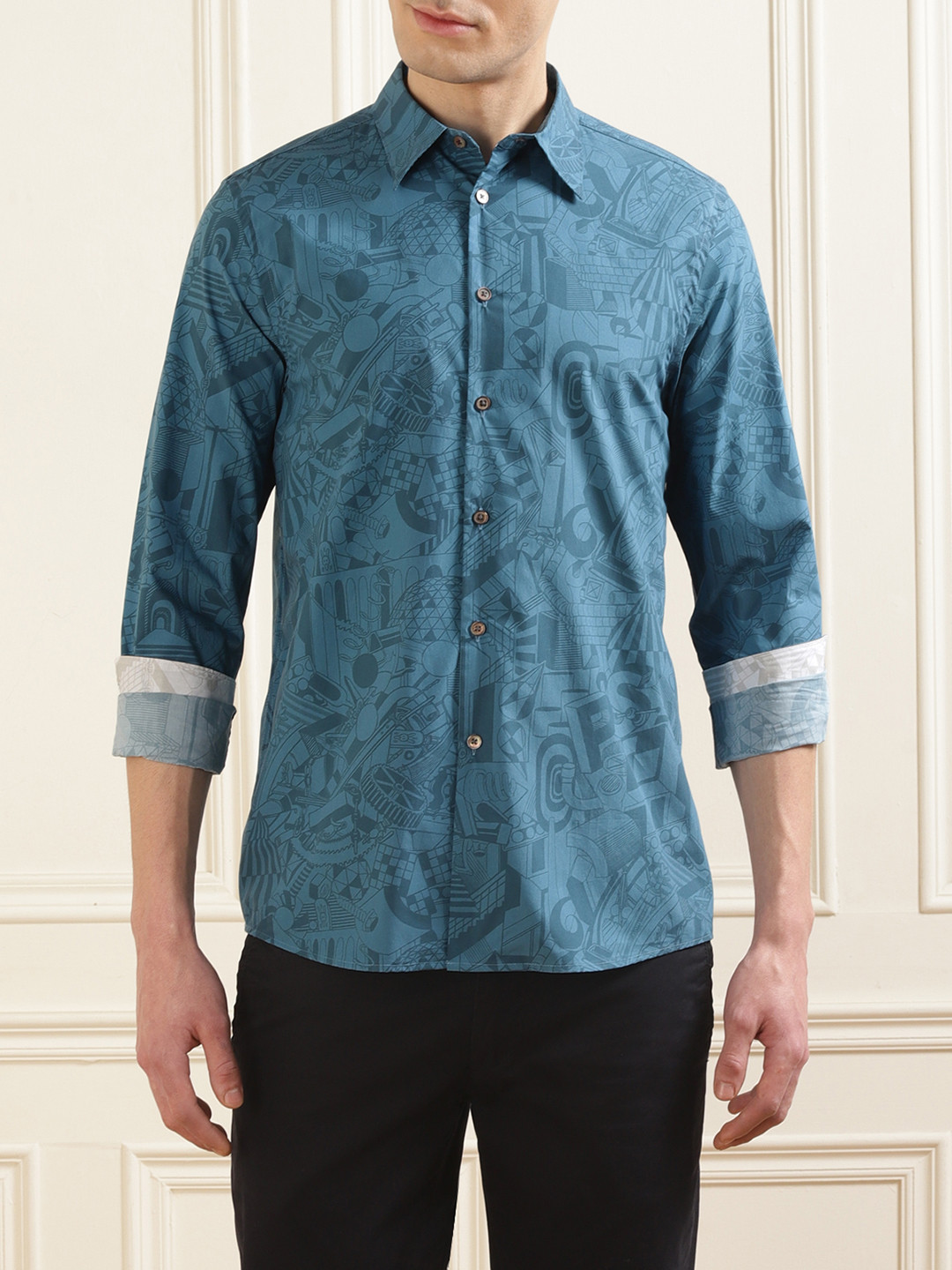 PS By Paul Smith Men Floral Opaque Printed Casual Shirt