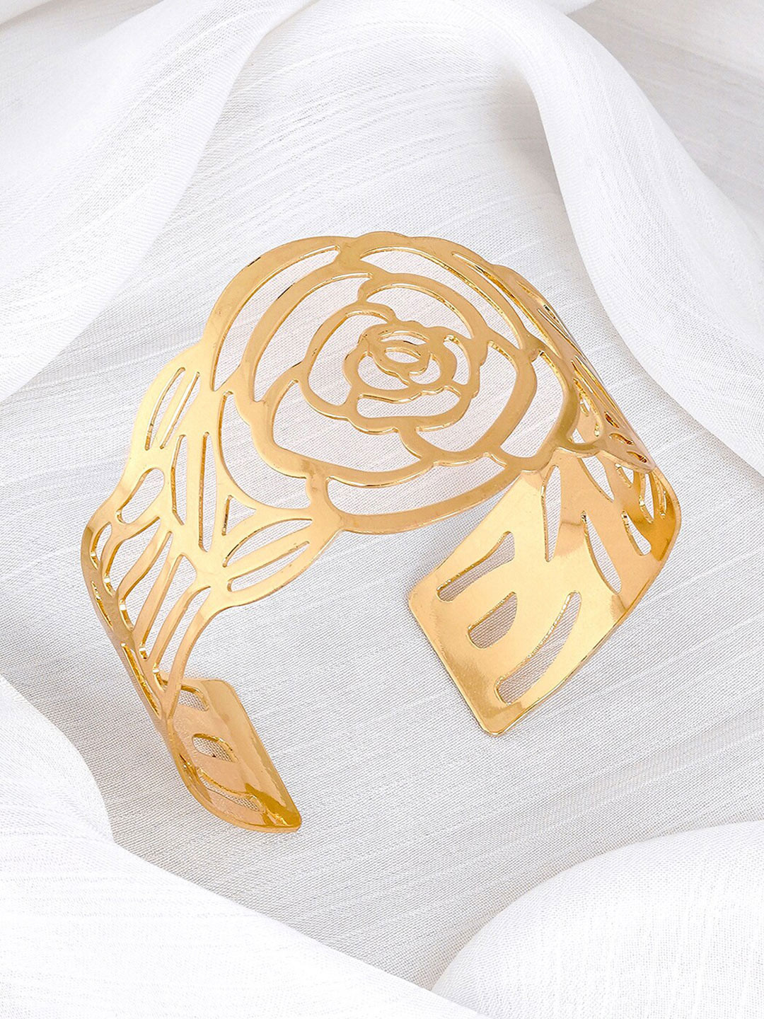 JOKER & WITCH Gold-Plated Columbine Cuff Bracelet