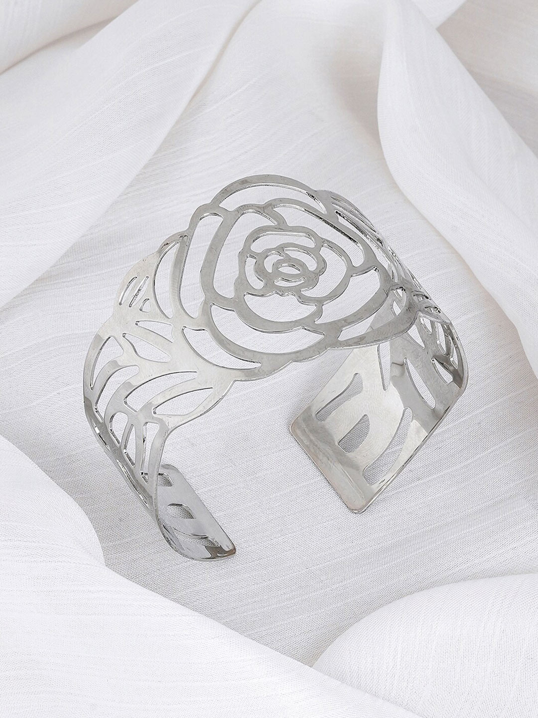 JOKER & WITCH Silver-Plated Columbine Cuff Bracelet