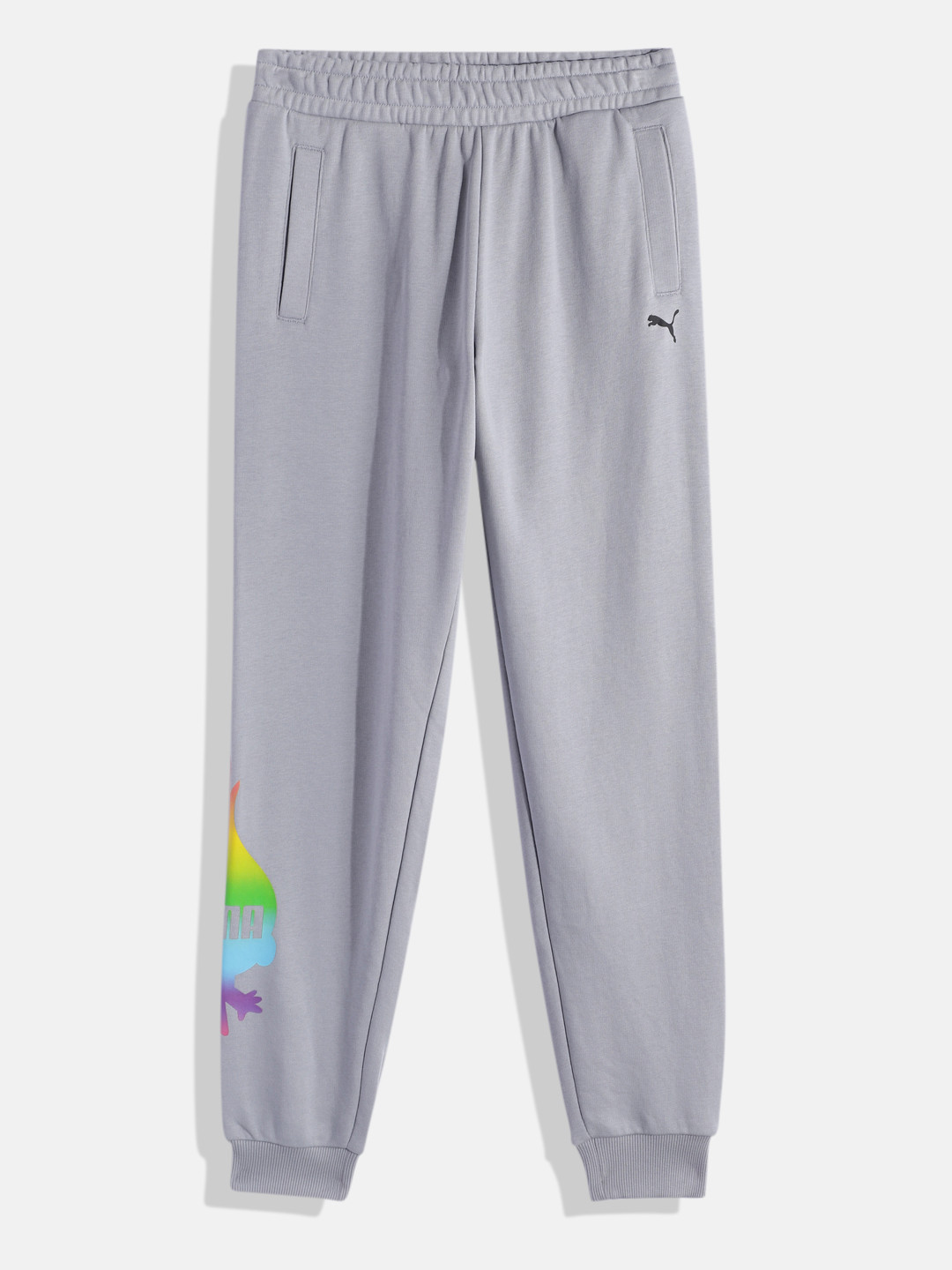 Puma x Trolls Boys Humour & Comic Placement Print Knitted Joggers