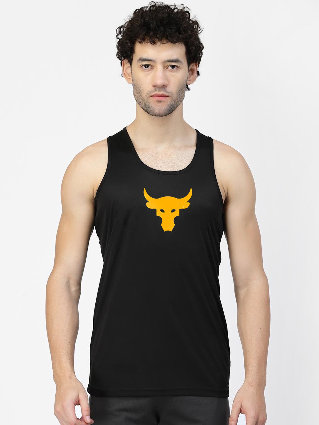 Aesthetic Bodies Self Design Sleeveless Innerwear Vests GYMVIBY