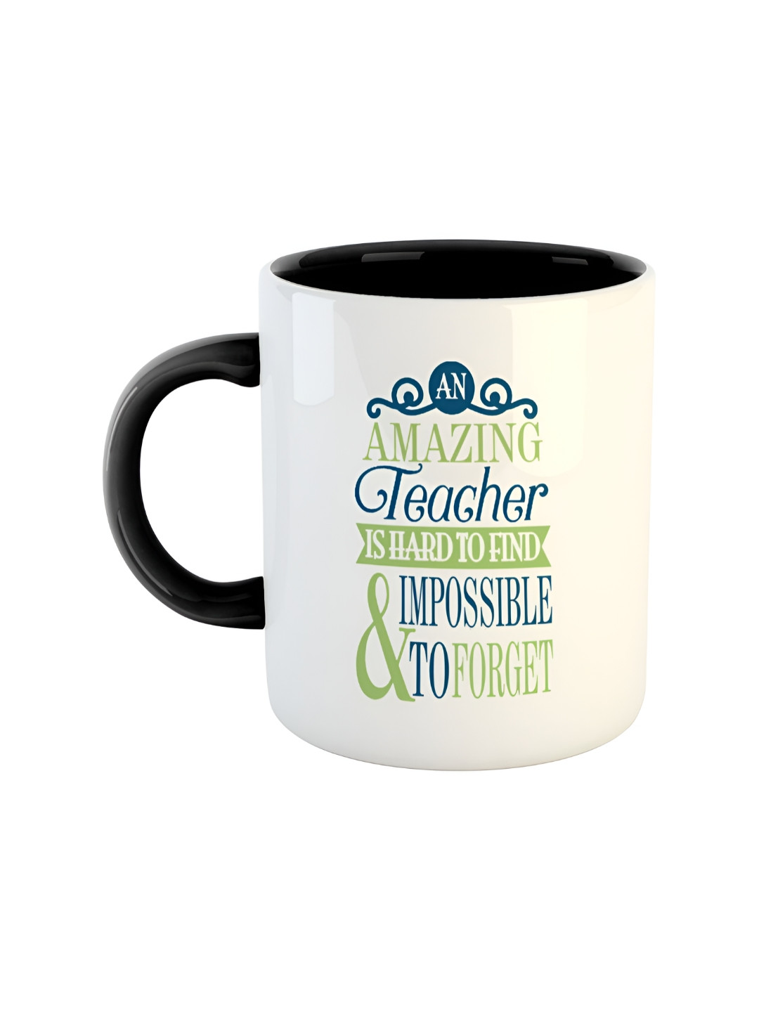 ARTBUG Shreyas Name Personalised Black Typography Ceramic Handmade Mug-350ml