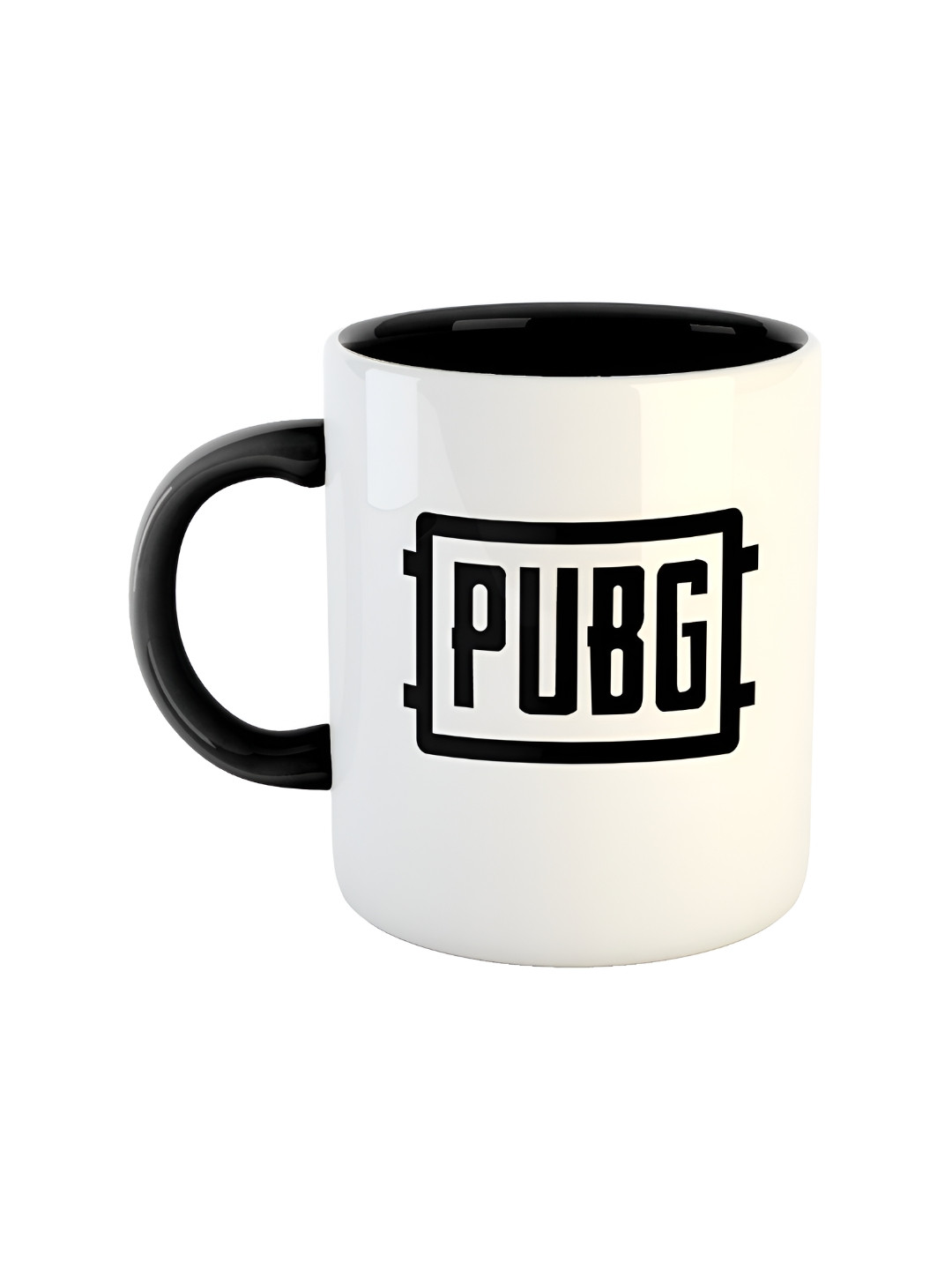 ARTBUG Abhi Name Personalised Black Typography Ceramic Microwave Safe Mug-350ml