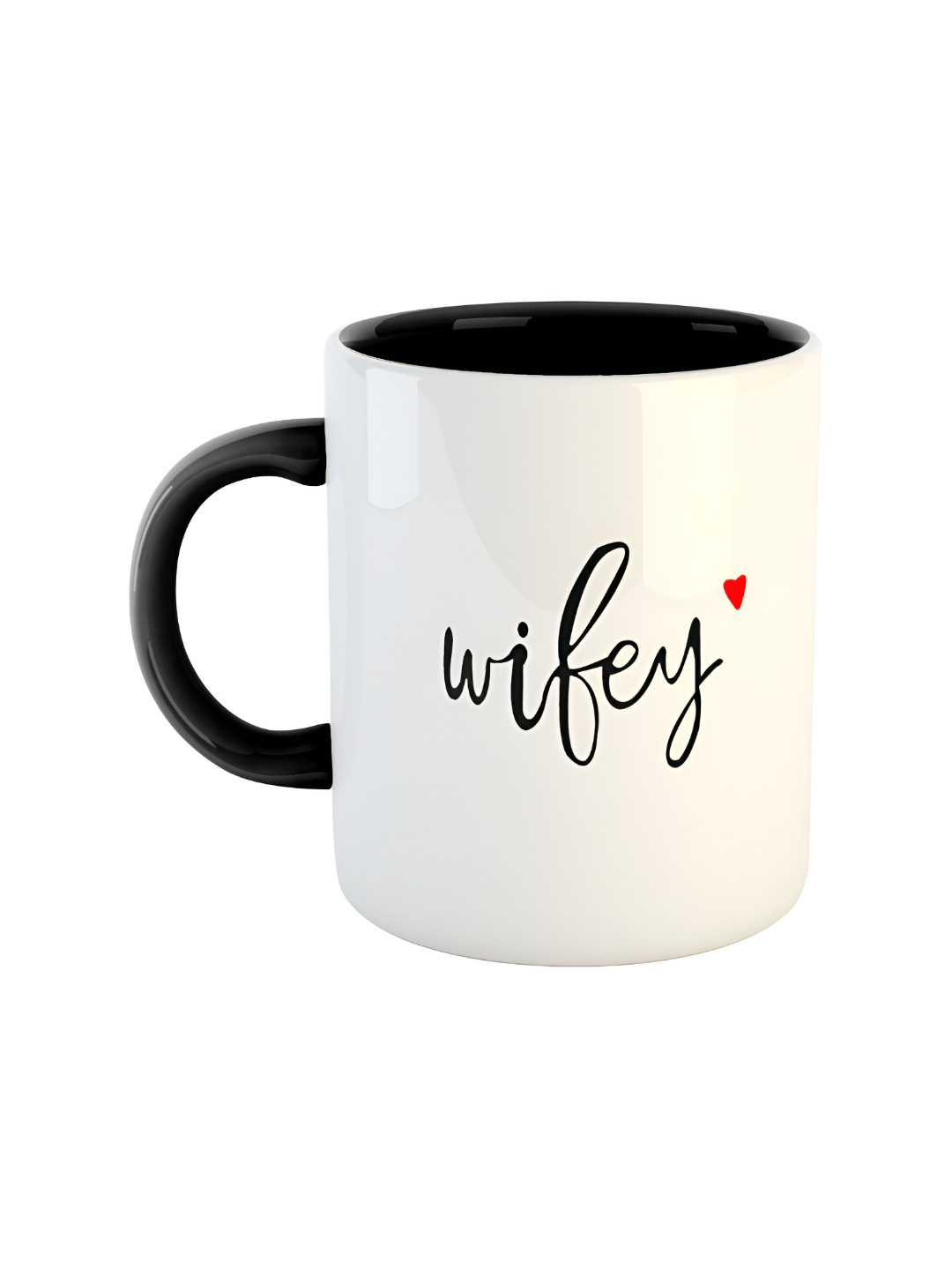 ARTBUG Personalised Classy Black Typography Ceramic Microwave Safe Mug-350ml