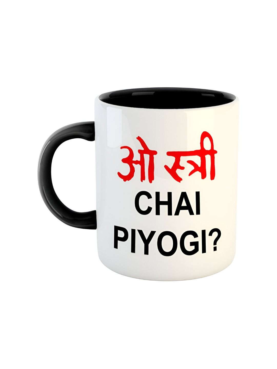 ARTBUG Kanan Name Personalised Black Typography Ceramic Microwave Safe Mug-350ml