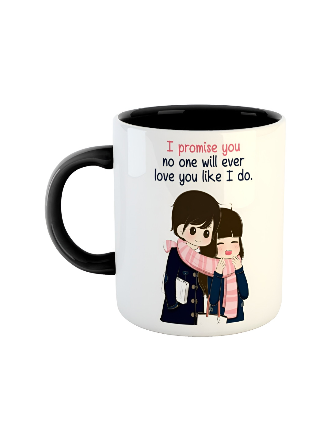 ARTBUG Have a Nice Day Black Typography Ceramic Microwave Safe Mug-350ml