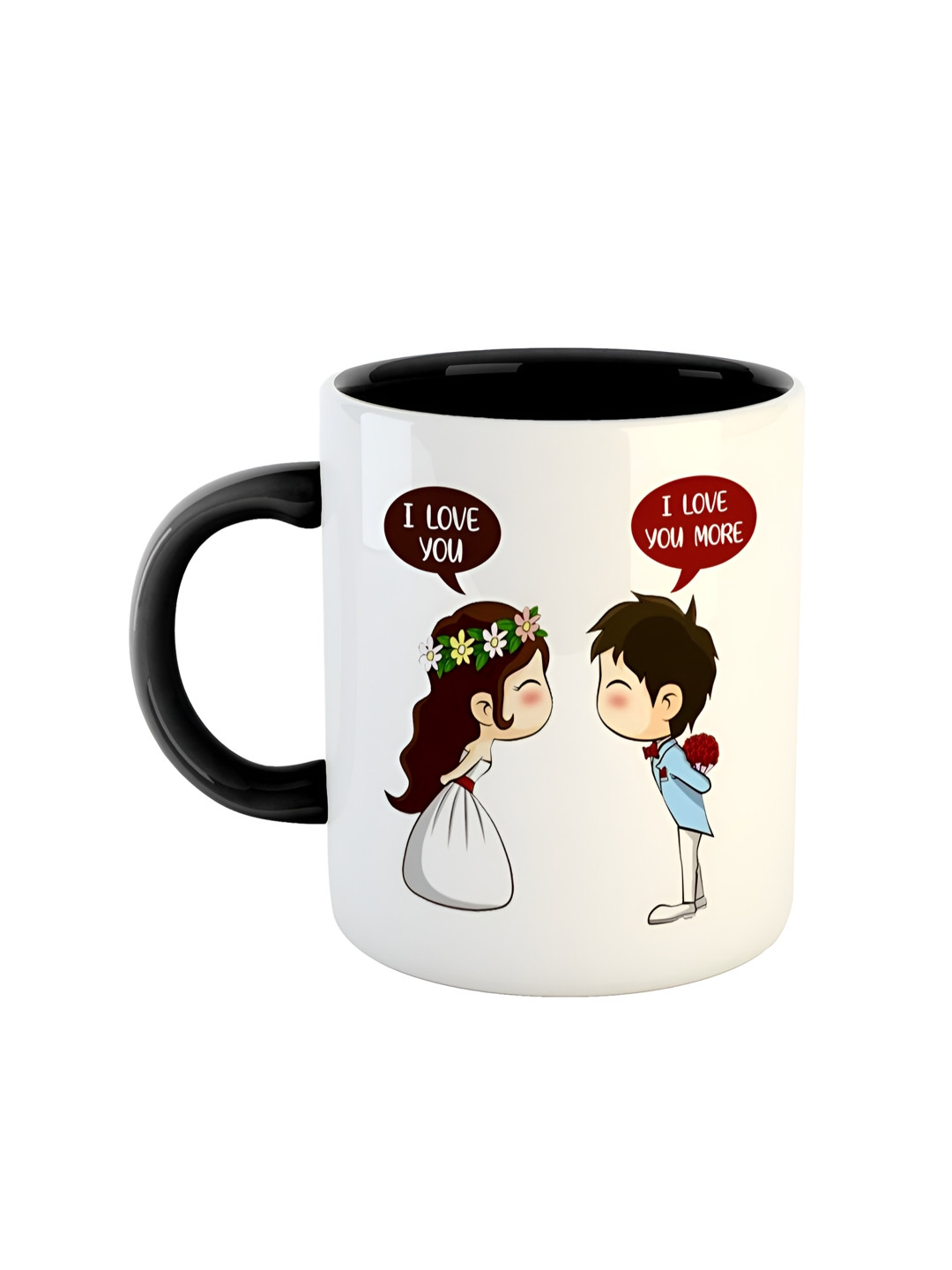 ARTBUG Arpit Name Personalised Black Typography Ceramic Microwave Safe Mug-350ml