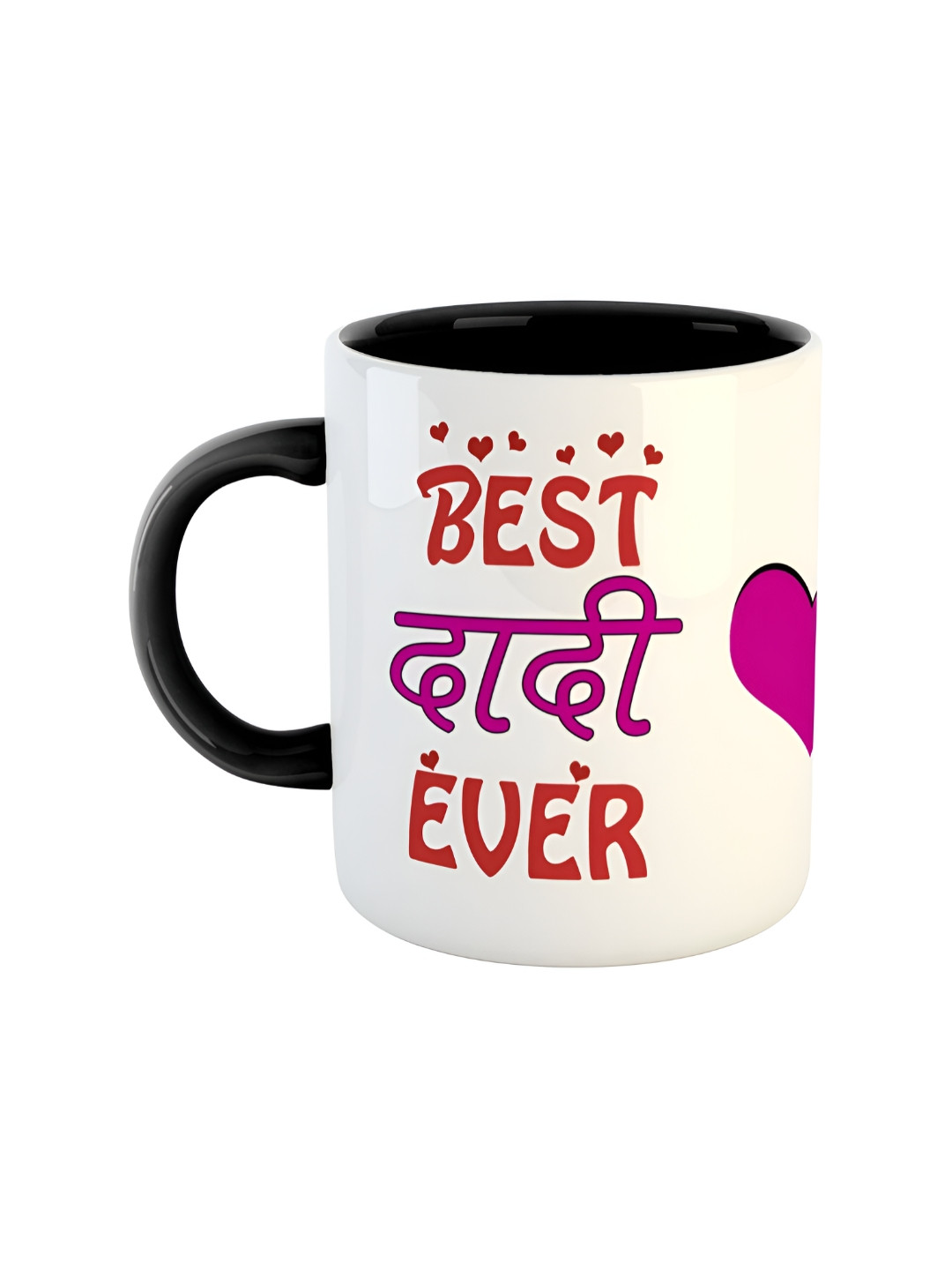 ARTBUG Swing Black Typography Ceramic Microwave Safe Mug-350ml