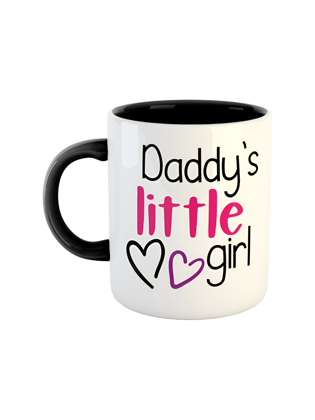 ARTBUG Satnam Name Personalised Black Typography Ceramic Microwave Safe Mug-350ml