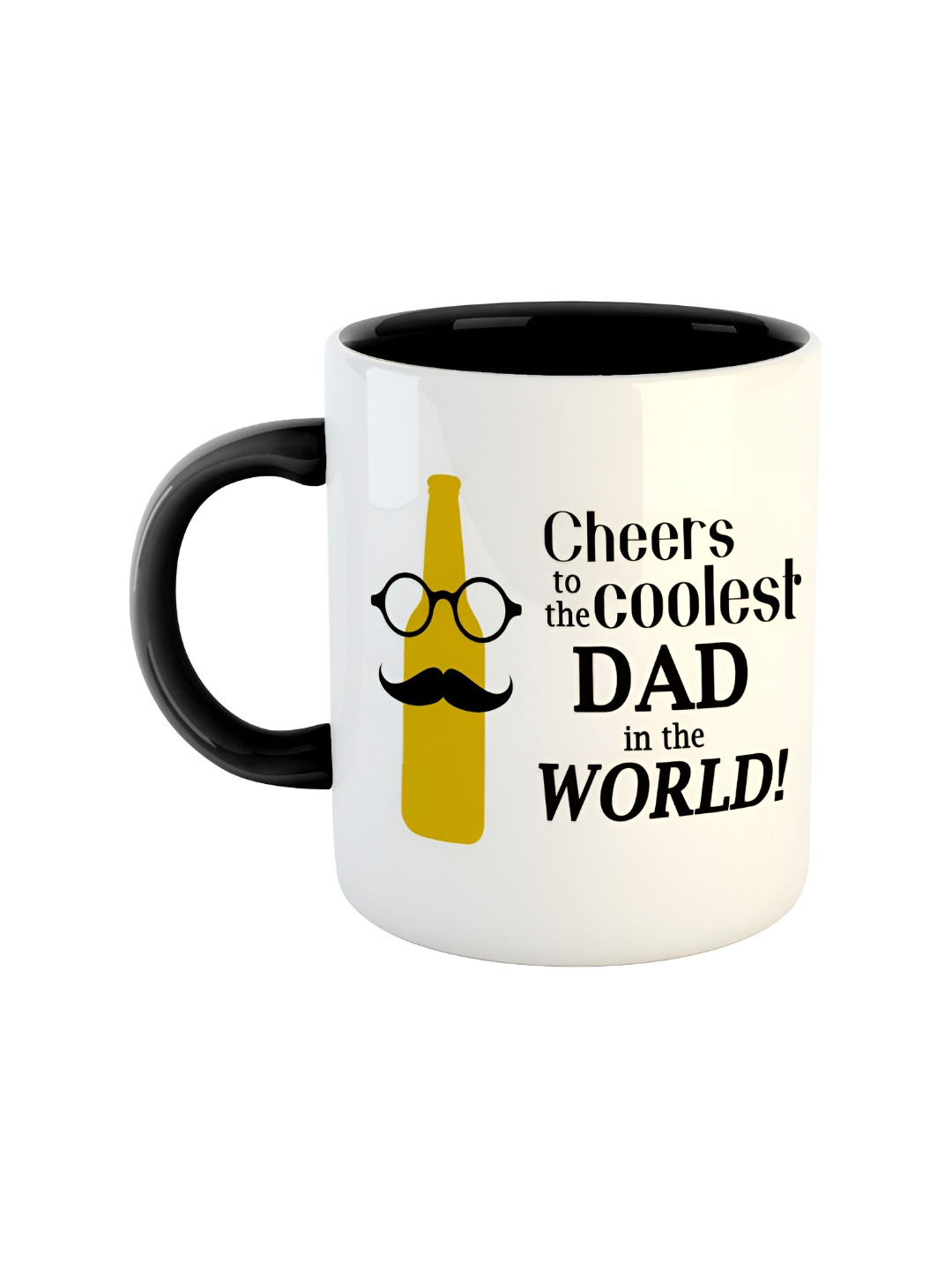 ARTBUG Pride Black Typography Ceramic Microwave Safe Mug-350ml