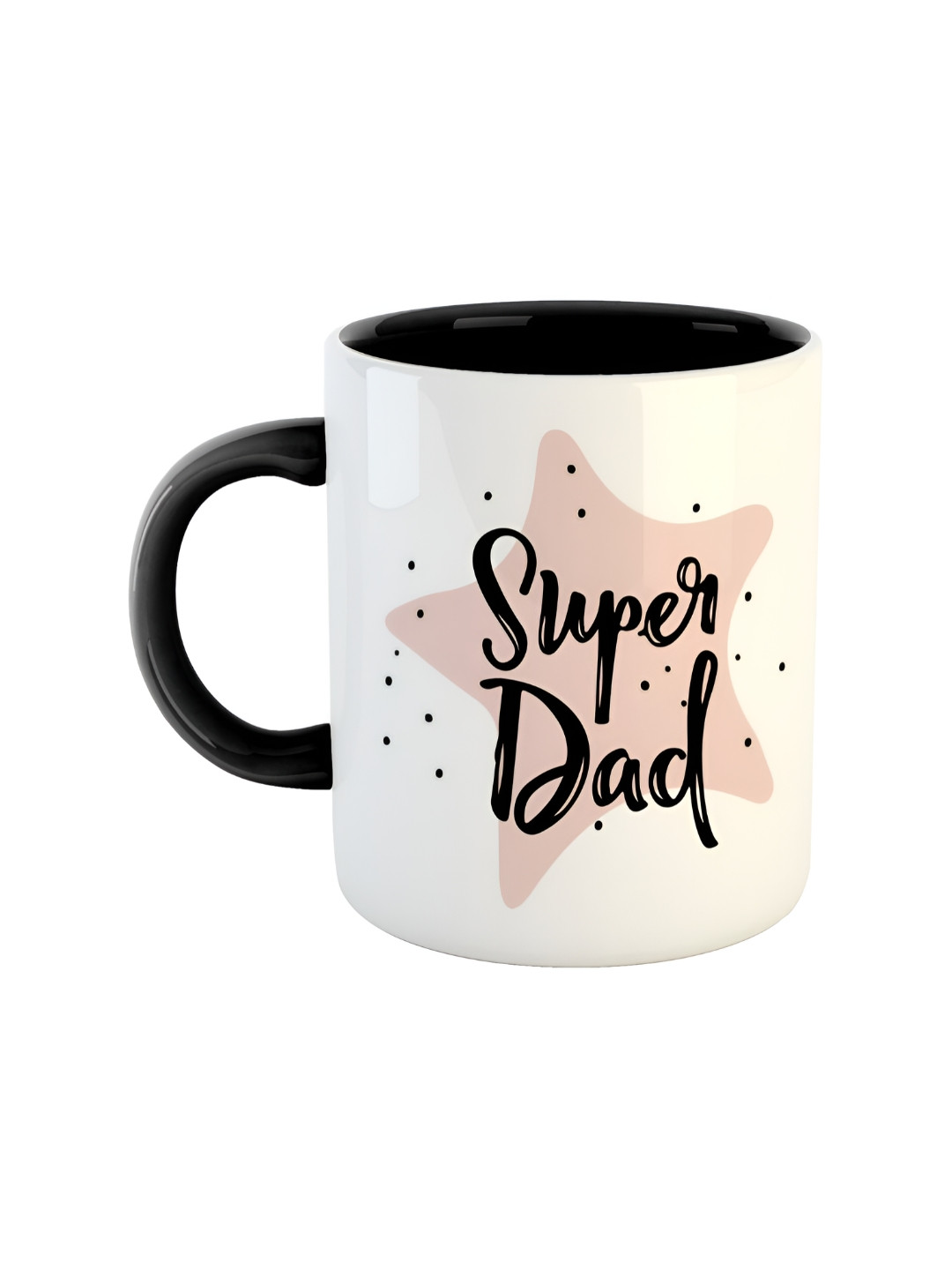 ARTBUG Anant Name Personalised Black Typography Ceramic Microwave Safe Mug-350ml