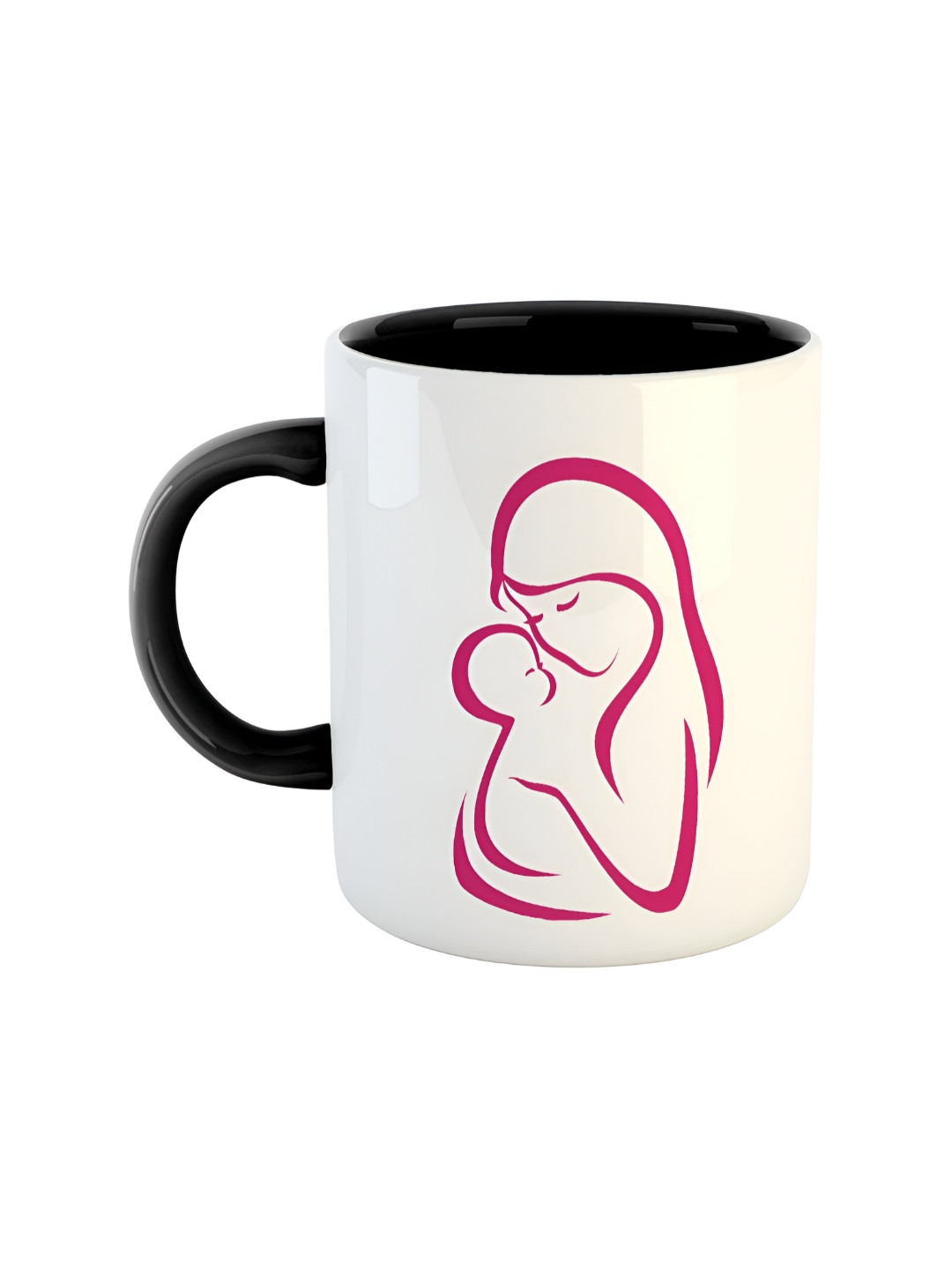 ARTBUG Siddhant Name Personalised Black Graphic Ceramic Microwave Safe Mug-350ml