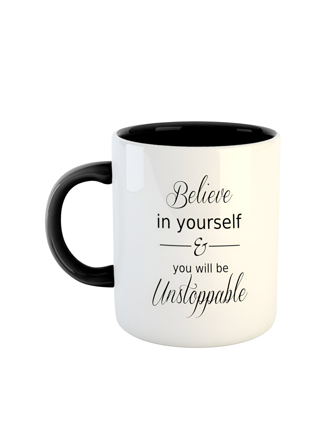 ARTBUG Energy Black Typography Ceramic Handmade Mug-350ml