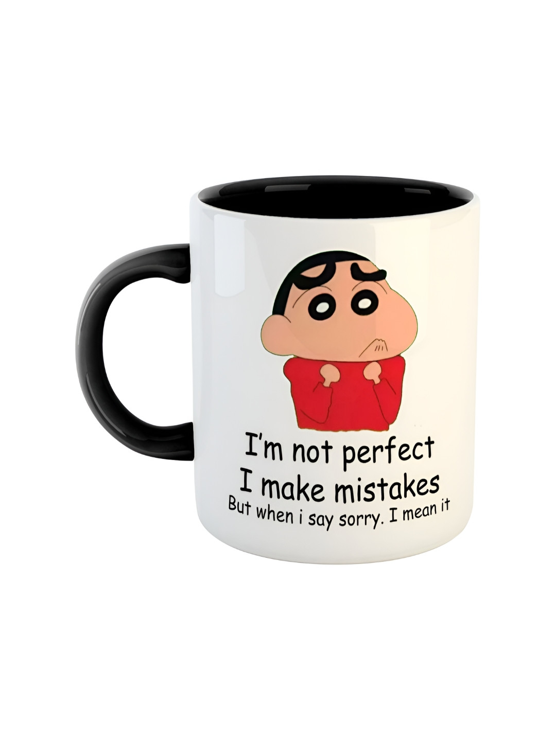 ARTBUG Adventure Boho Black Typography Ceramic Microwave Safe Mug-350ml