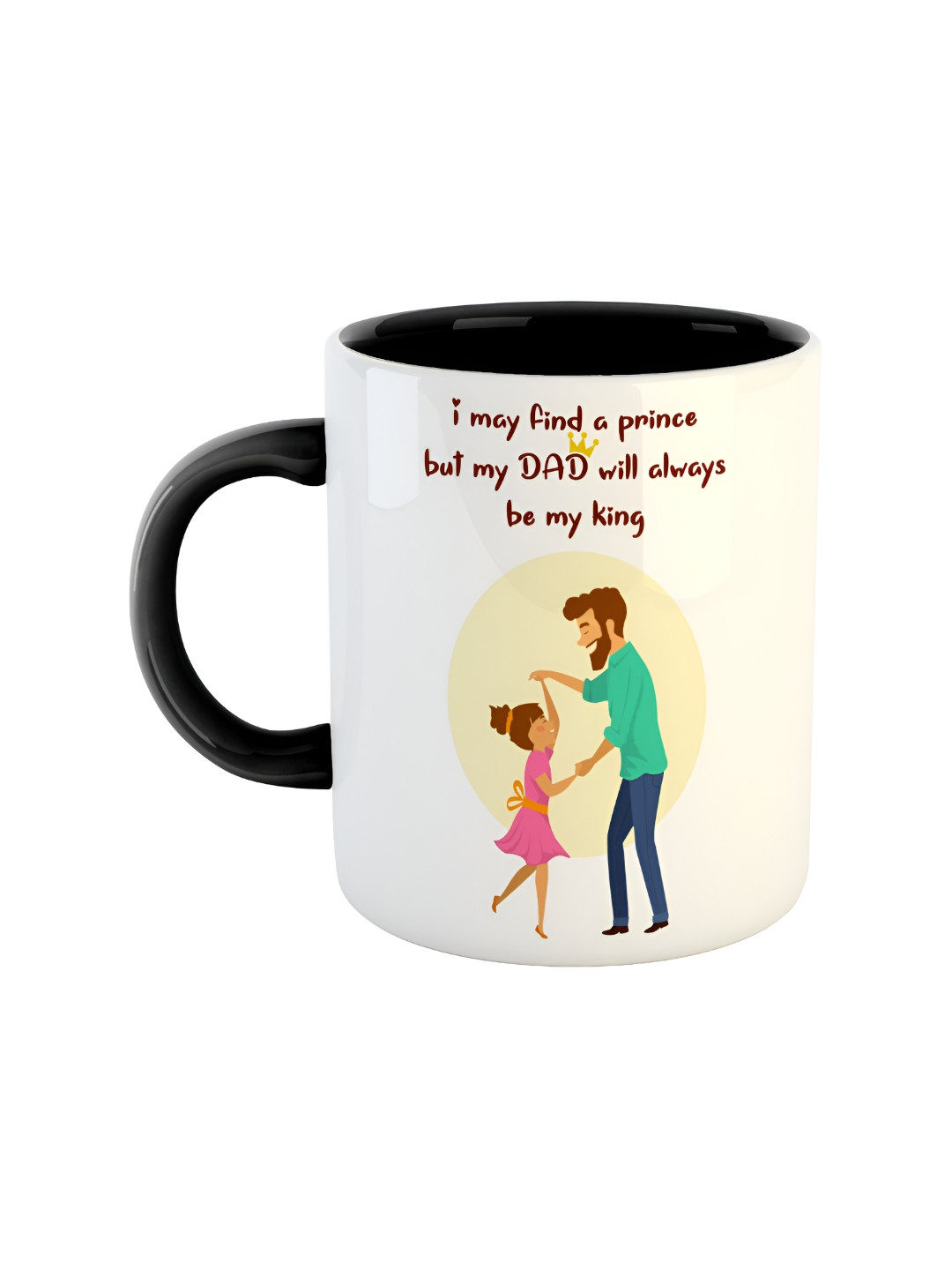 ARTBUG Ruhan Name Personalised Black Typography Ceramic Microwave Safe Mug-350ml