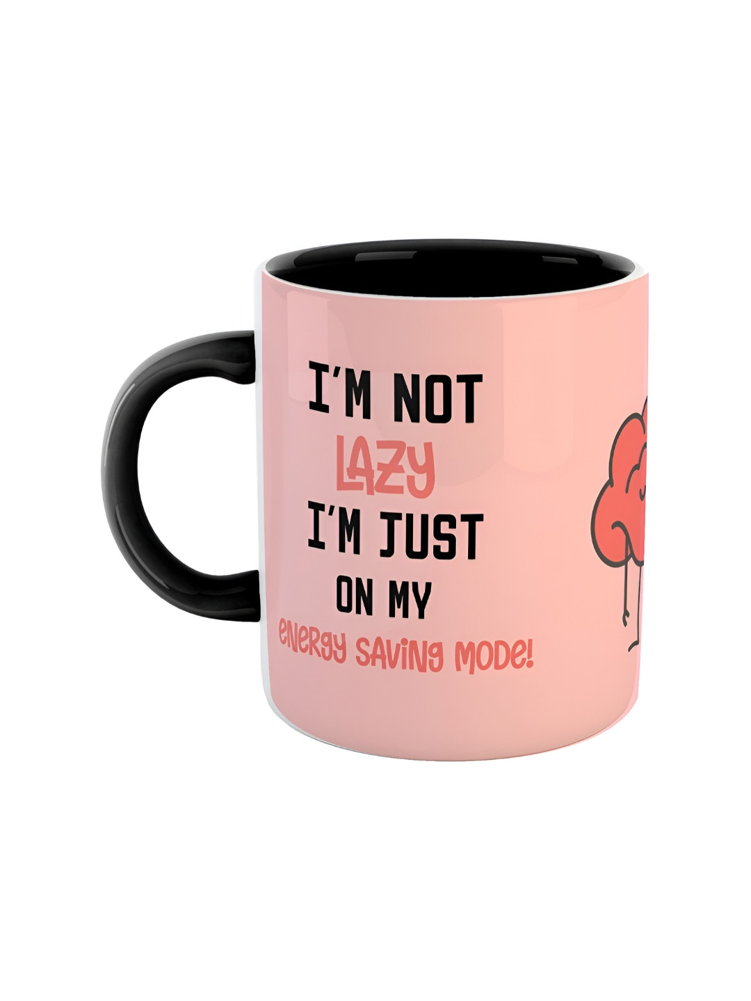 ARTBUG Rwiju Name Personalised Black Typography Ceramic Microwave Safe Mug-350ml