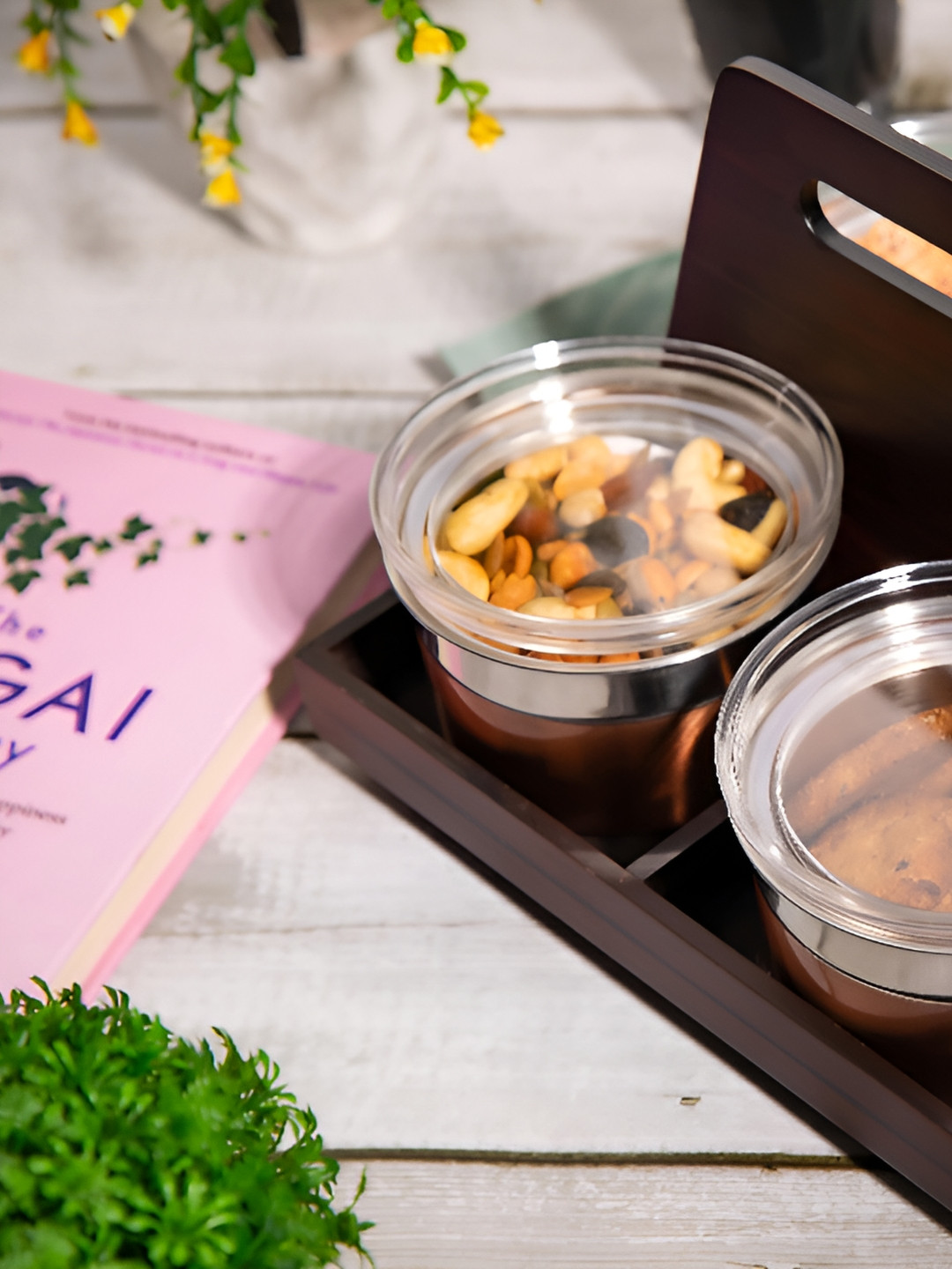 FNS Rose Gold Stainless Steel Easy to Clean Tray