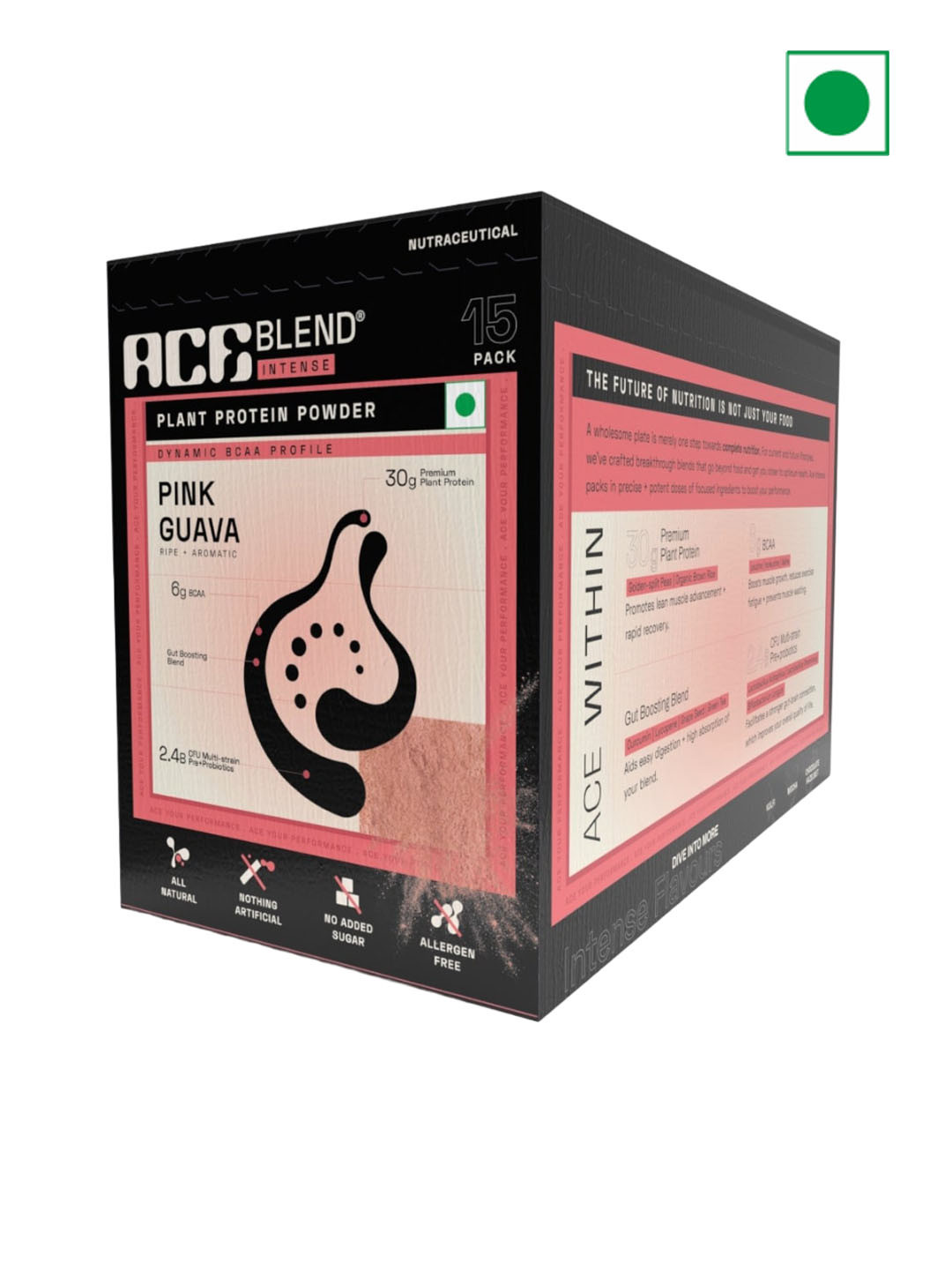 Ace Blend Intense Pink Guava 15 Sachet