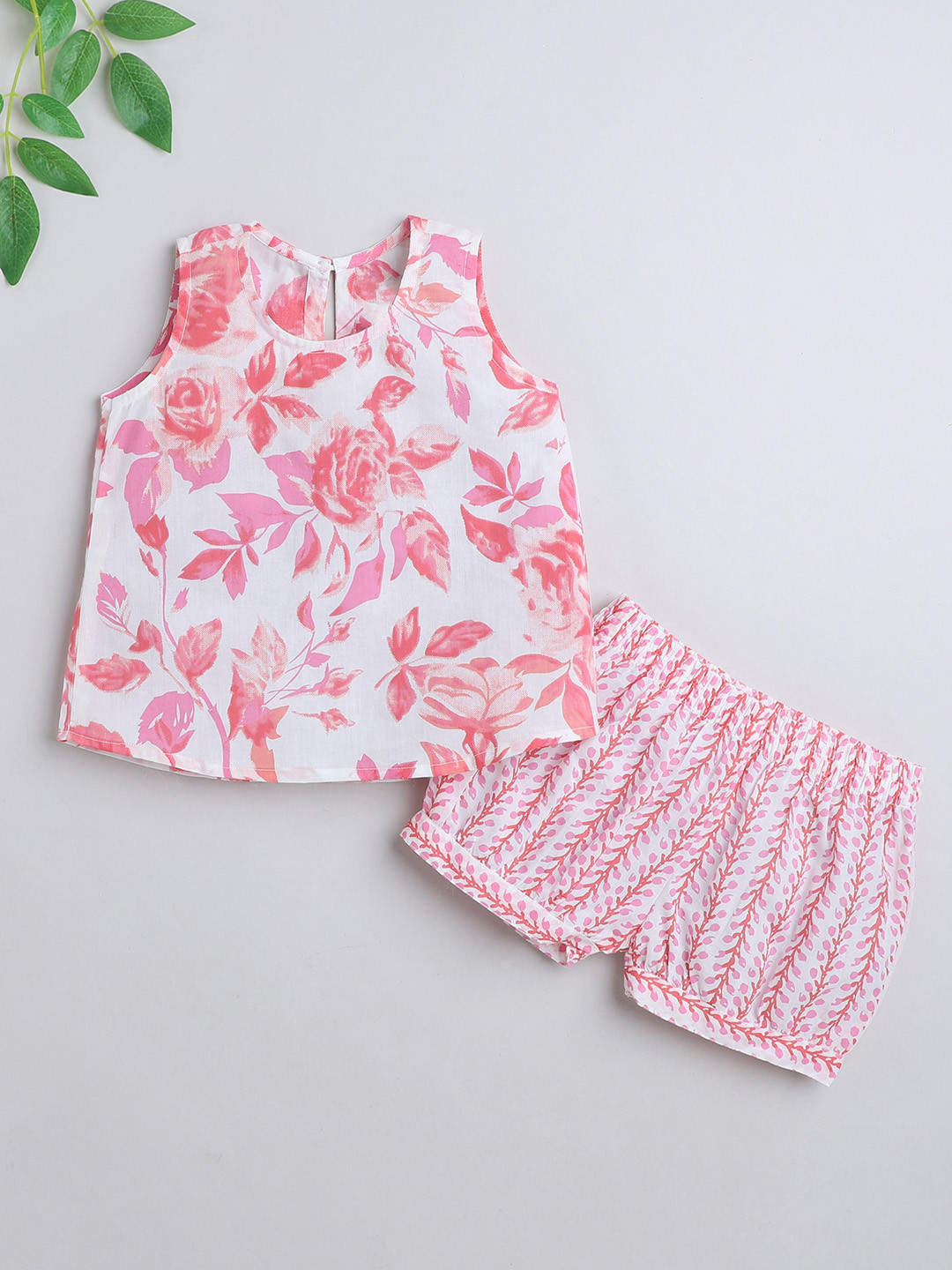 The Magic Wand Girls Printed Pure Cotton Night Suit