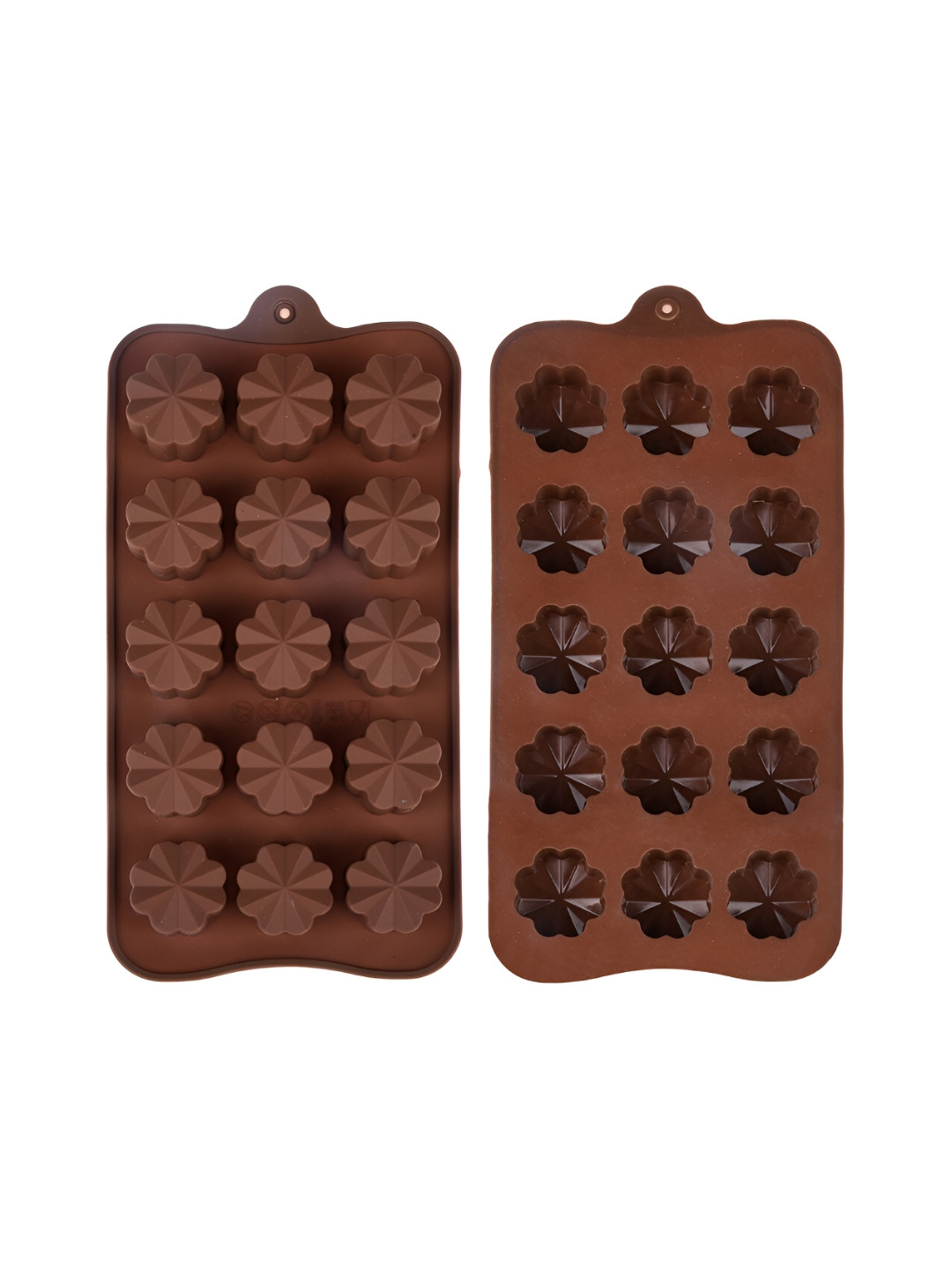 Kuber Industries Brown Cookies & Chocolate Mould