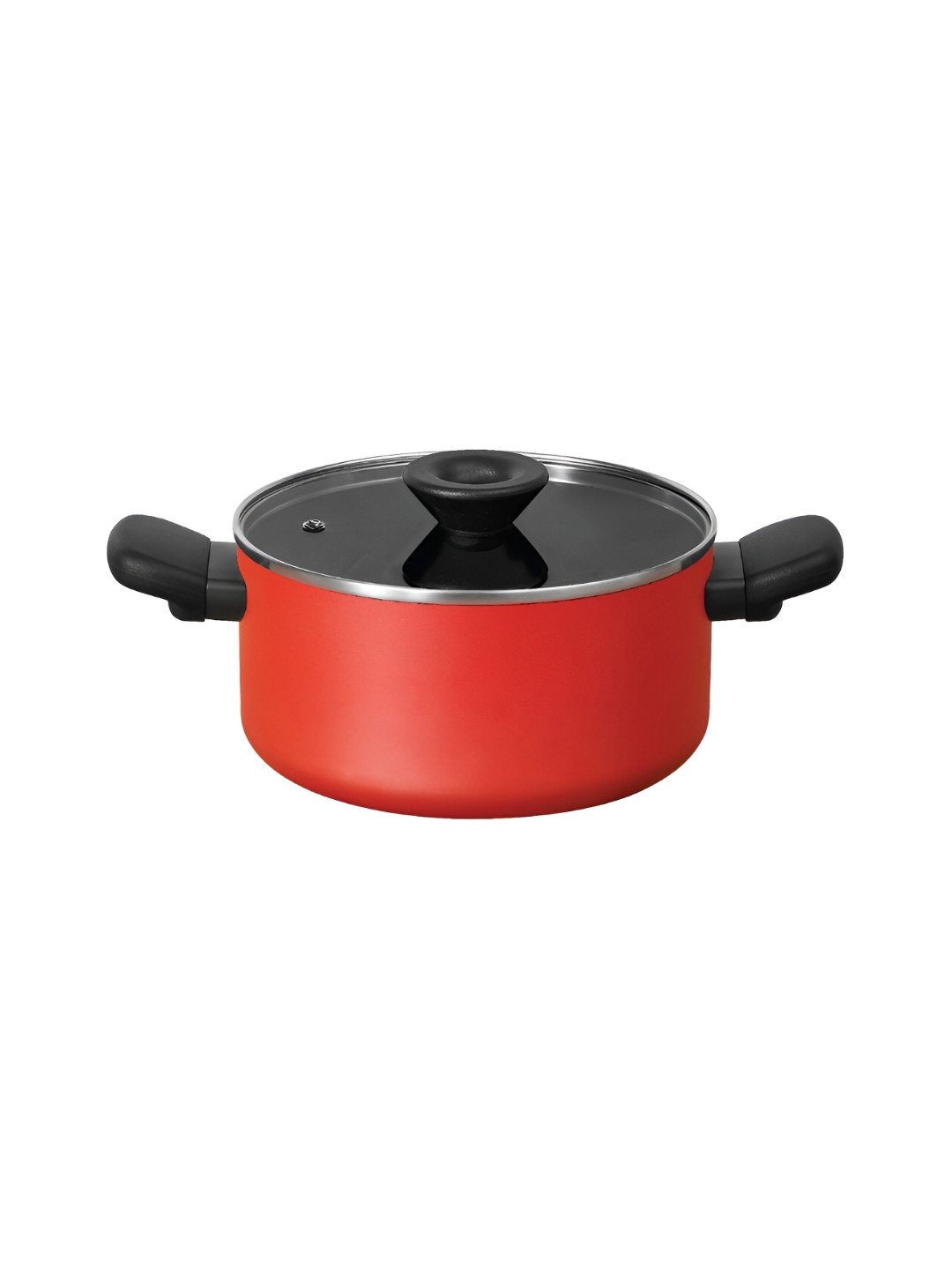 MEYER Grey & Red Aluminium Nonstick Induction Base Cook and Serve Casserole 2.8L