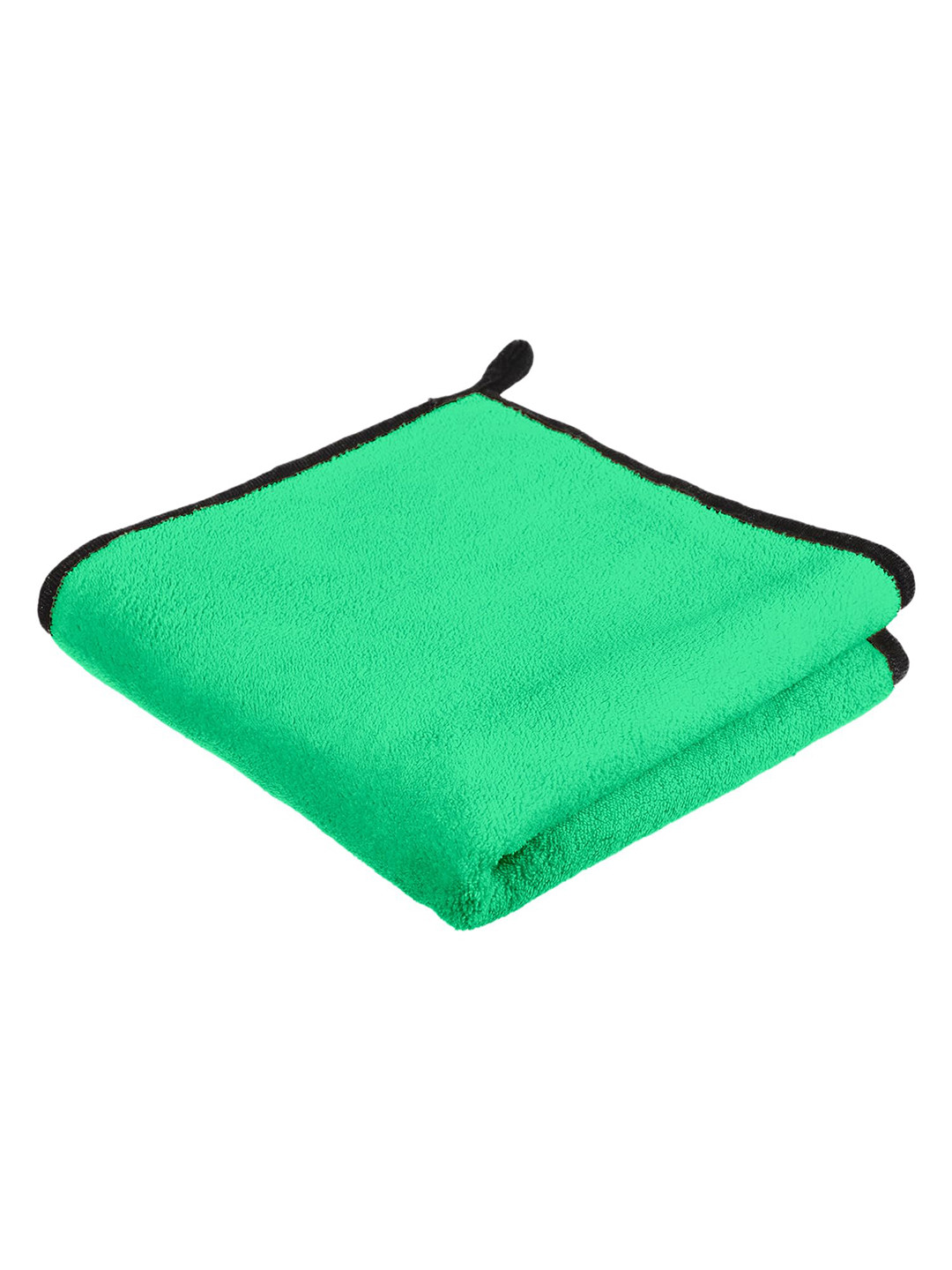 Kuber Industries Green 400 GSM Cleaning Towel For Kitchen with Hanging Loop