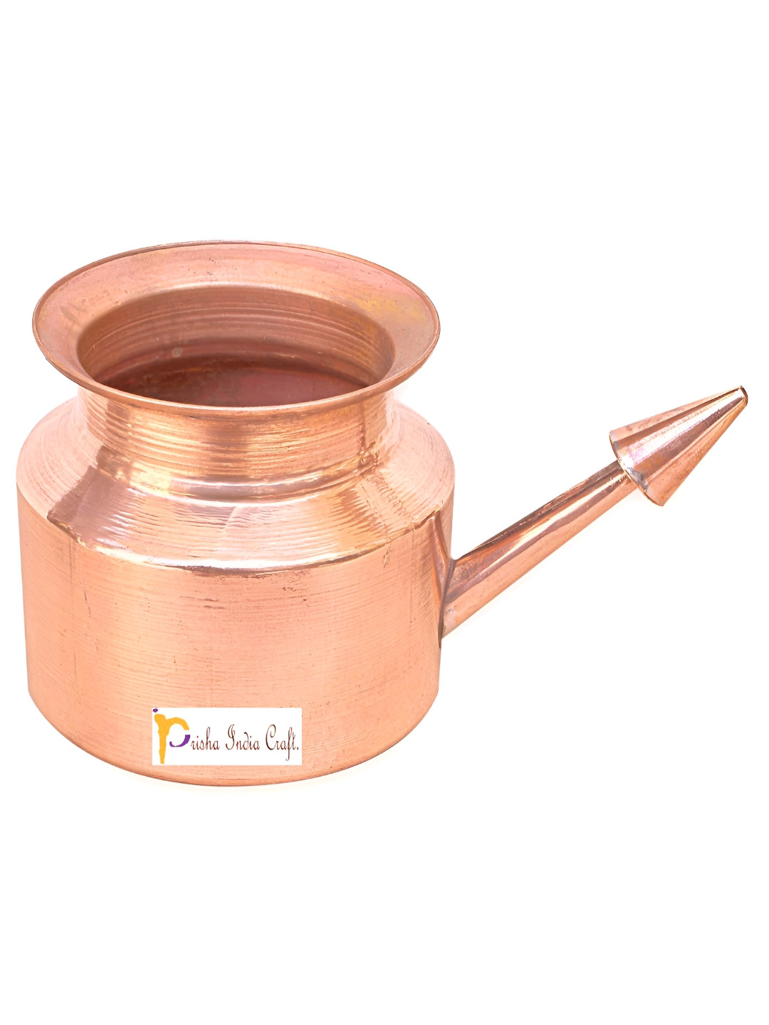 PRISHA INDIA CRAFT Brown Copper Pooja Metalware