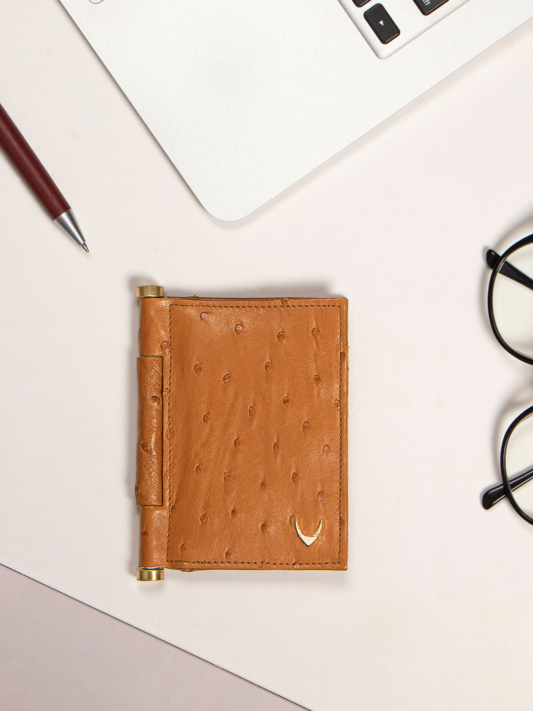 Hidesign Men Animal Textured Leather Card Holder