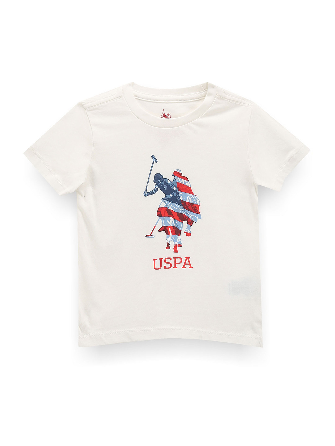 U.S. Polo Assn. Kids Boys Printed Short Sleeves Cotton T-shirt