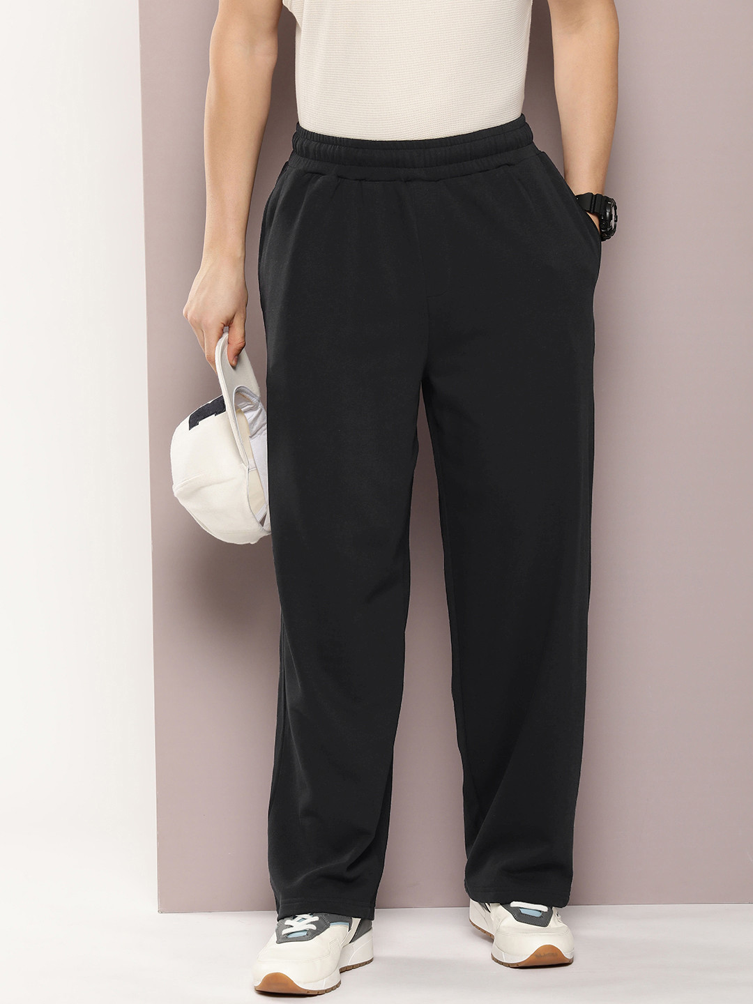 DILLINGER Men Super Soft Cotton Extra Baggy Korean Pant