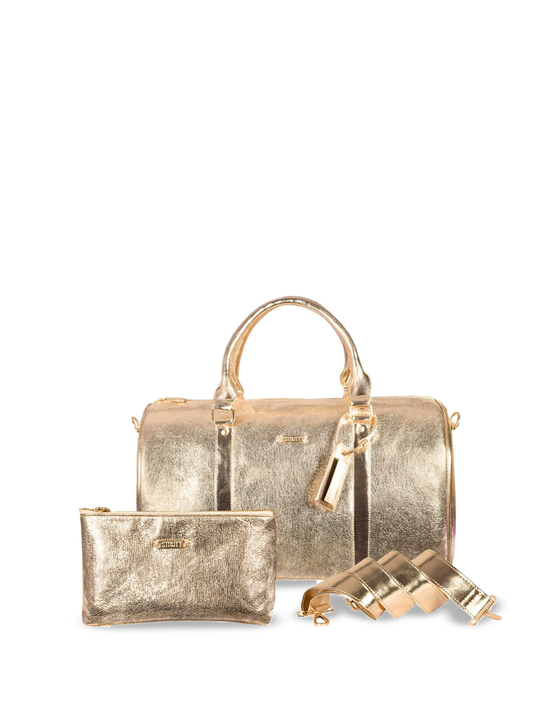 STRUTT Textured Medium Sports or Gym Duffel Bag