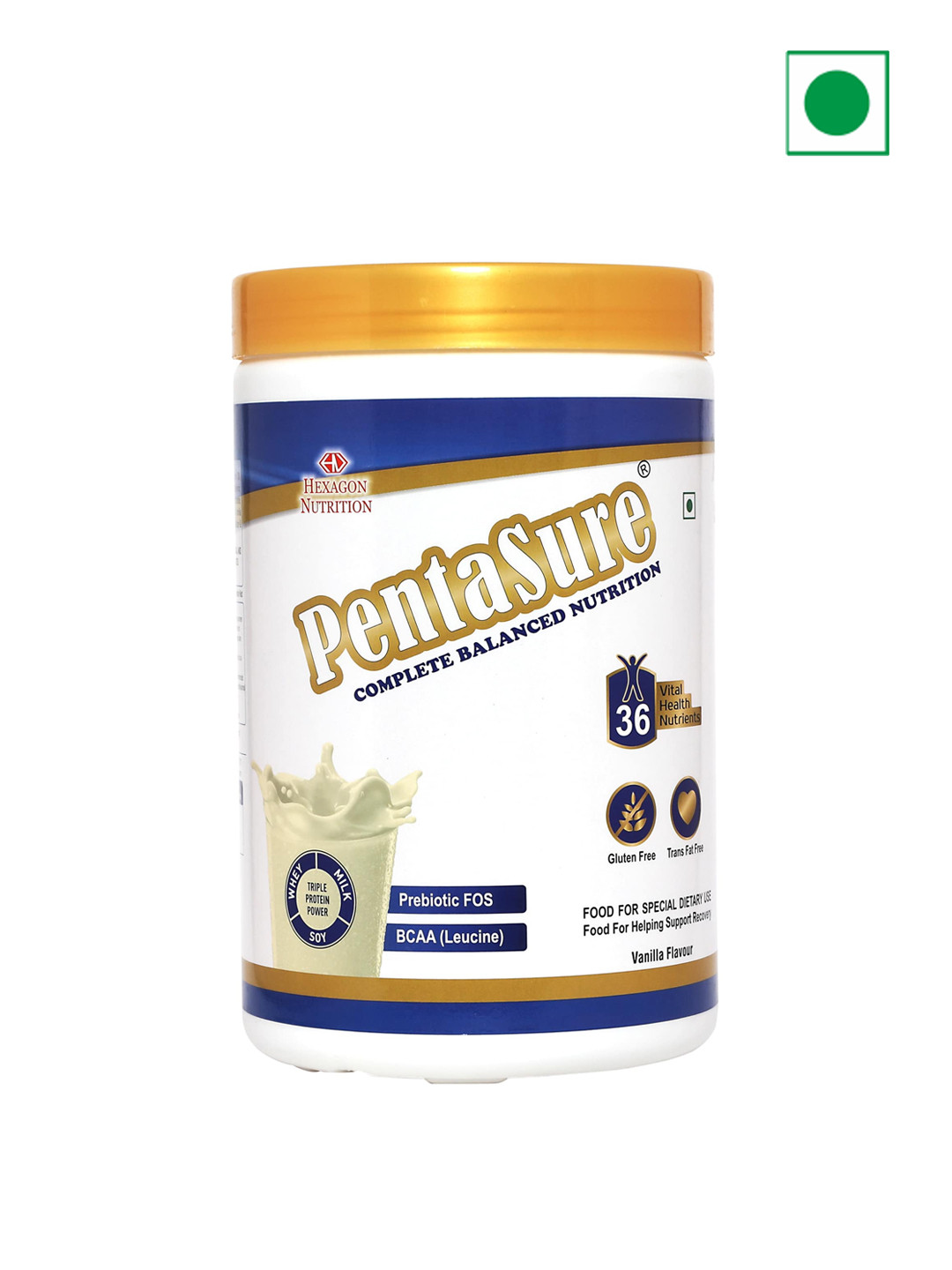 PentaSure Vanilla Flavoured Complete Banlanced Nutrition Drink Powder - 1 Kg