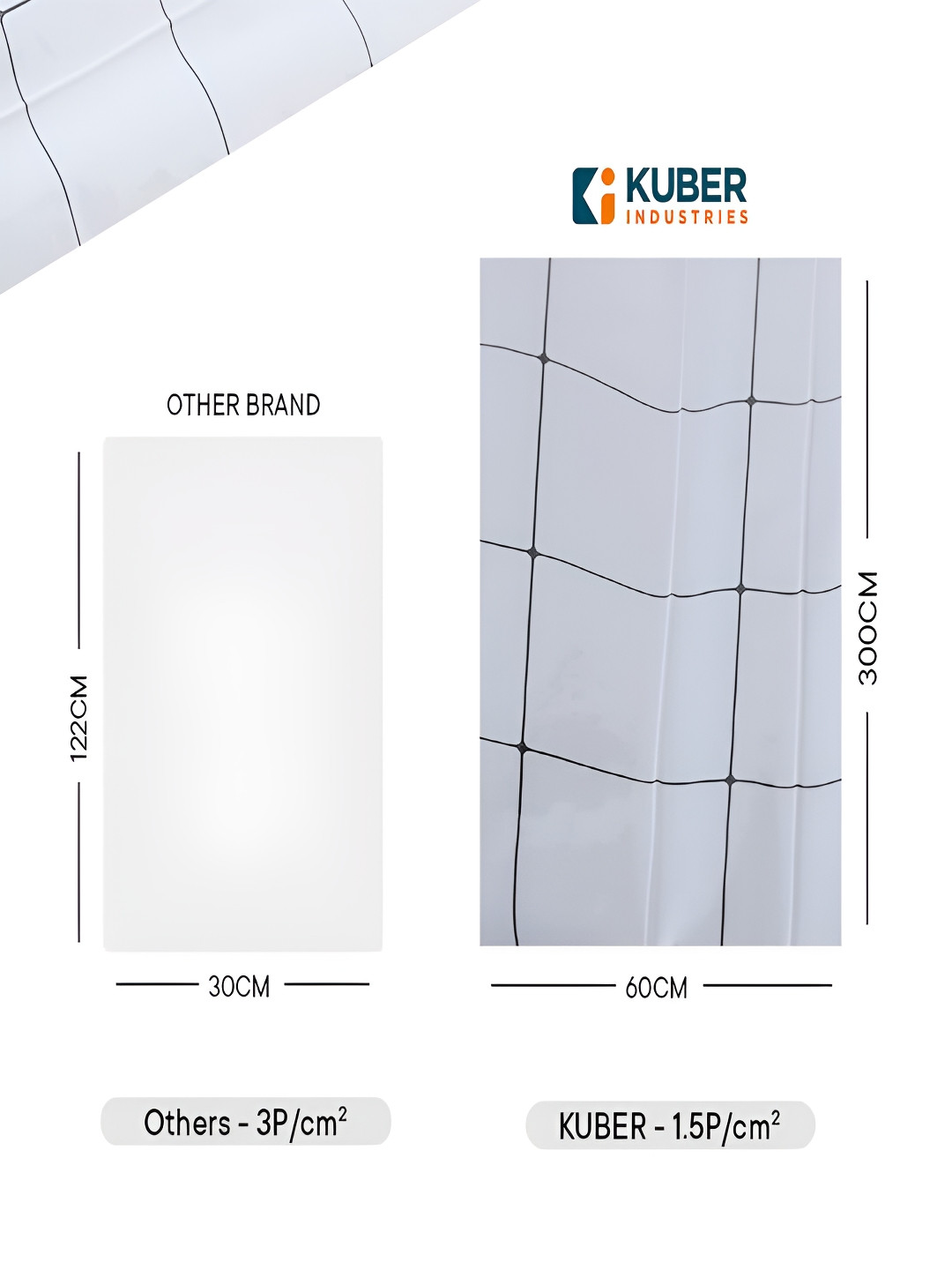 Kuber Industries 12Pcs White & Black Printed Self-Adhesive Stickers