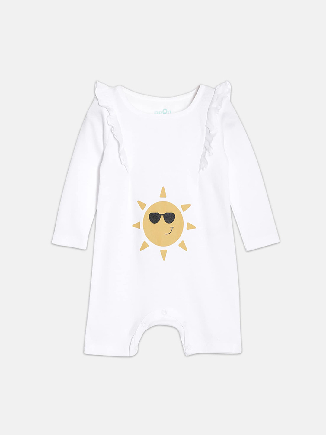 Broon Infant Girls Printed Organic Cotton Skin-Friendly Rompers