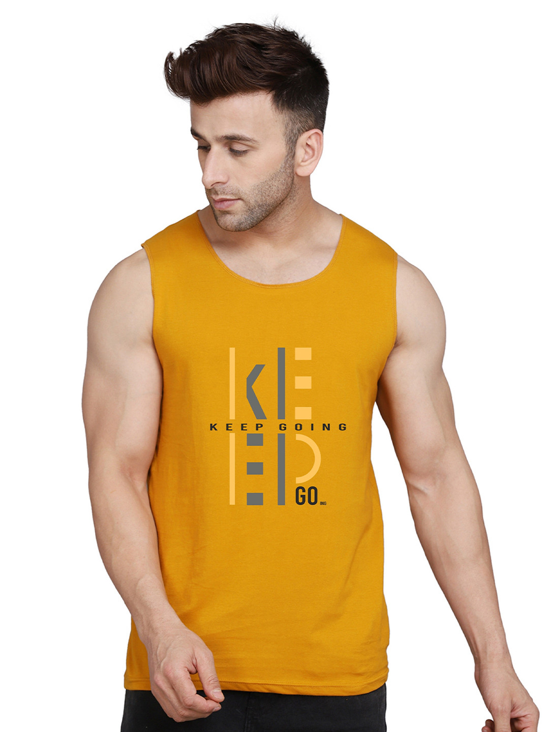 SLOWLORIS Men Typography Printed T-shirt