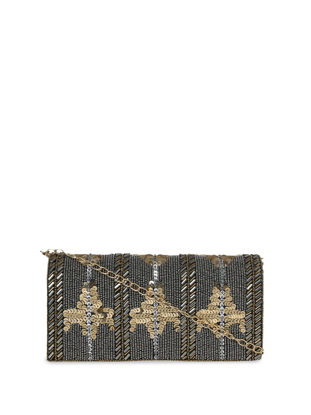 MARKQUES Geometric Suede Structured Hobo Bag